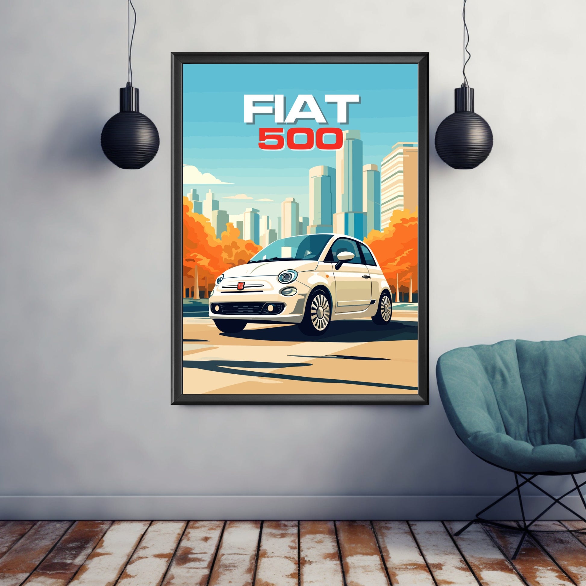 Fiat 500 Print