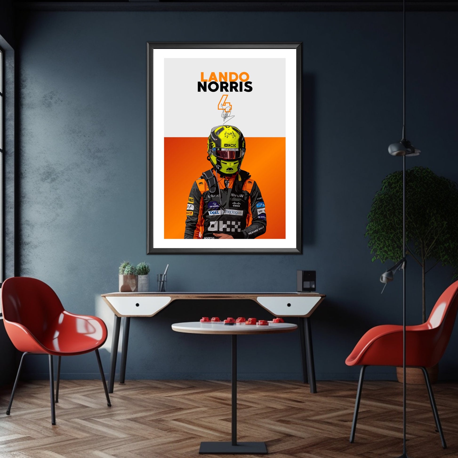 Lando Norris Print, F1 Poster