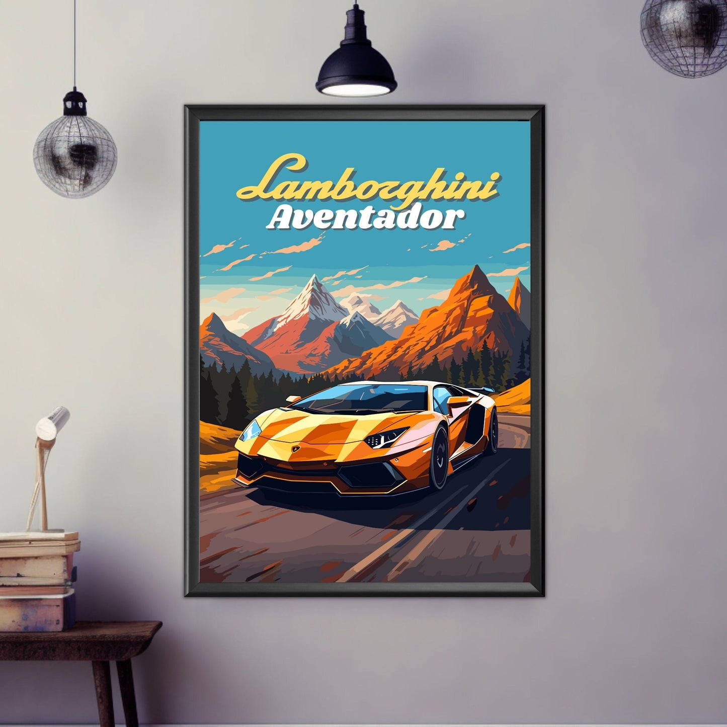 Lamborghini Aventador Poster