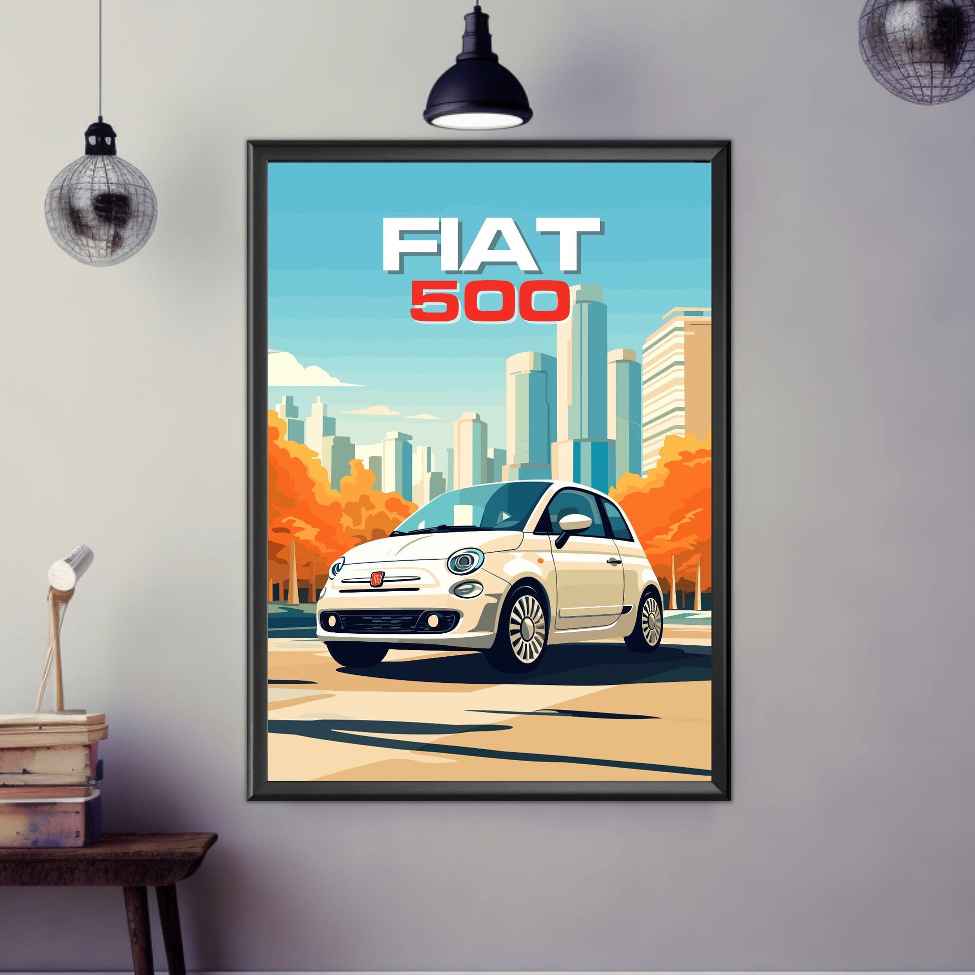 Fiat 500 Print