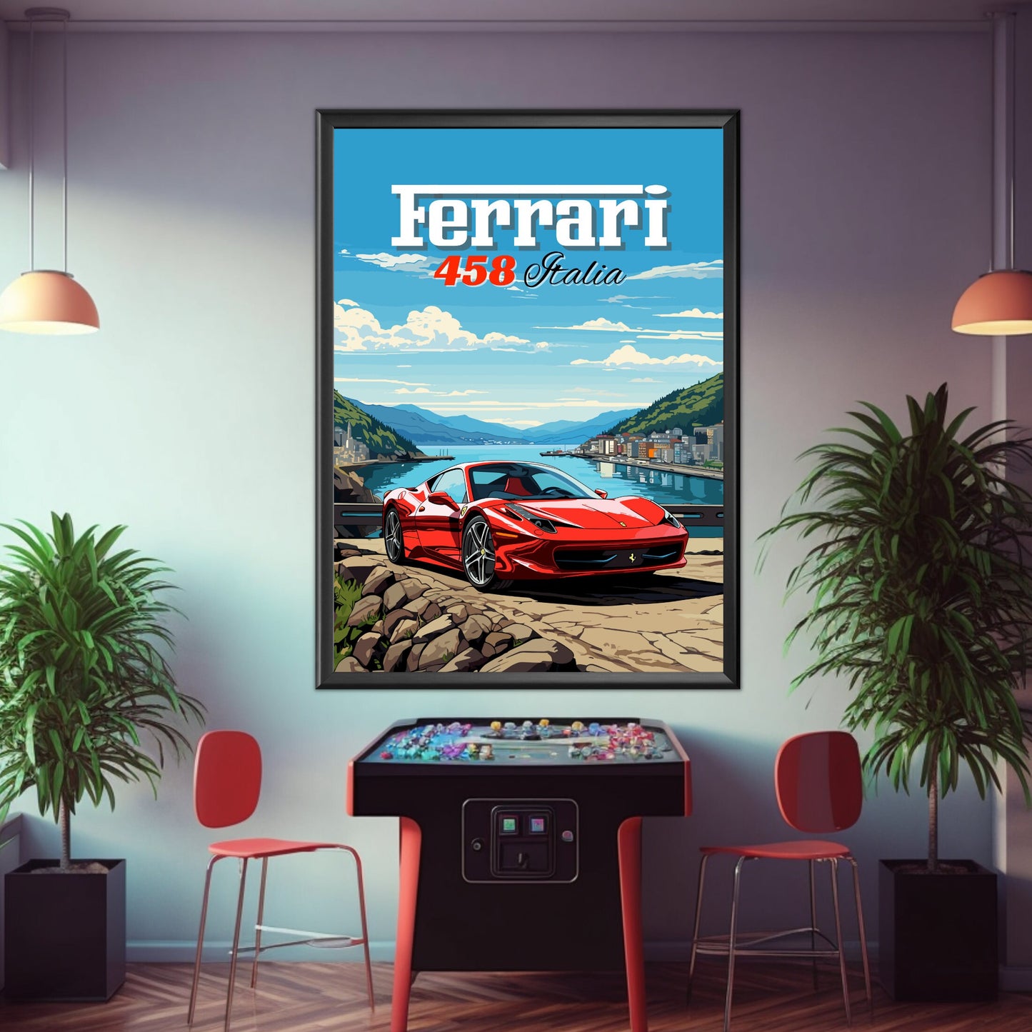 Ferrari 458 Italia Poster