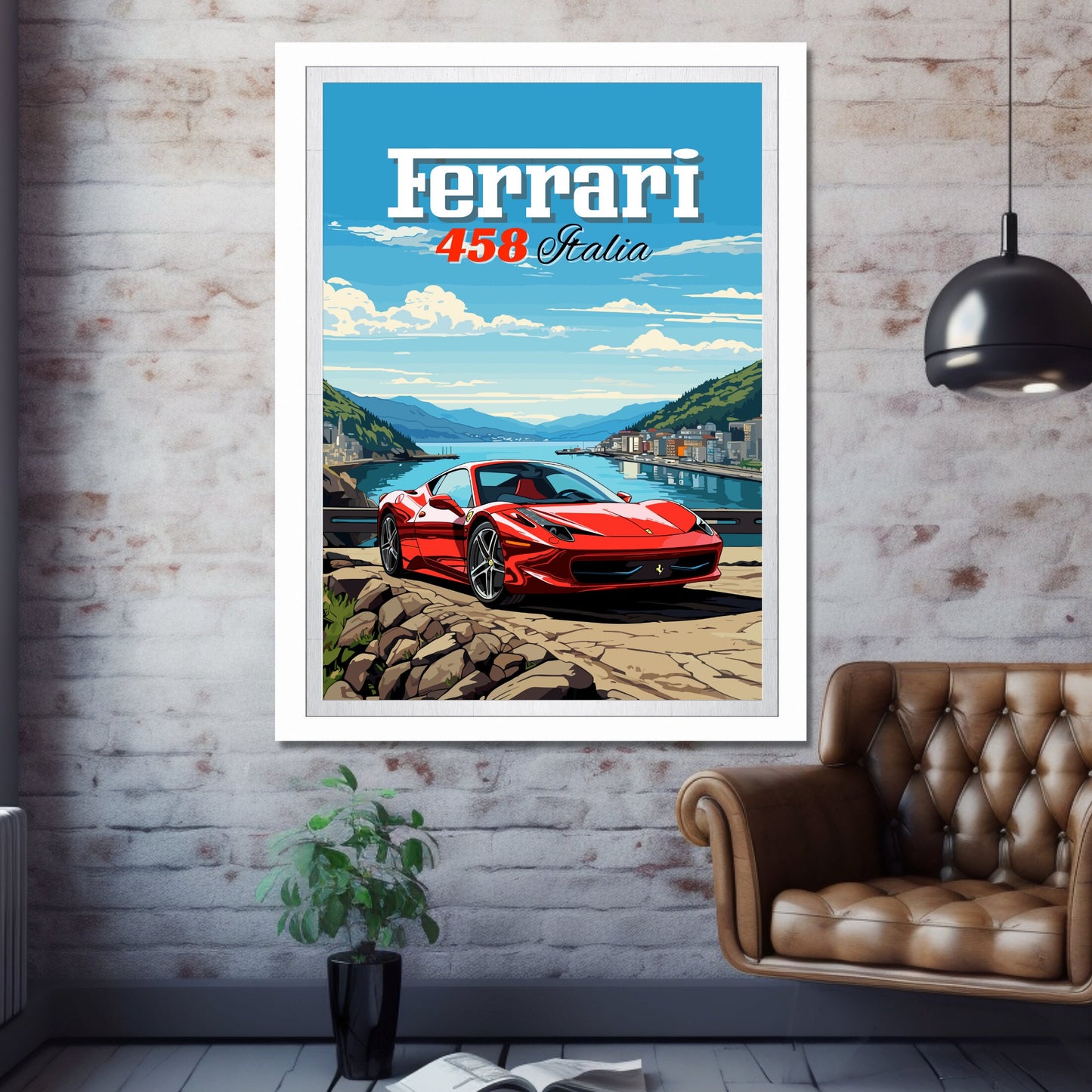 Ferrari 458 Italia Poster