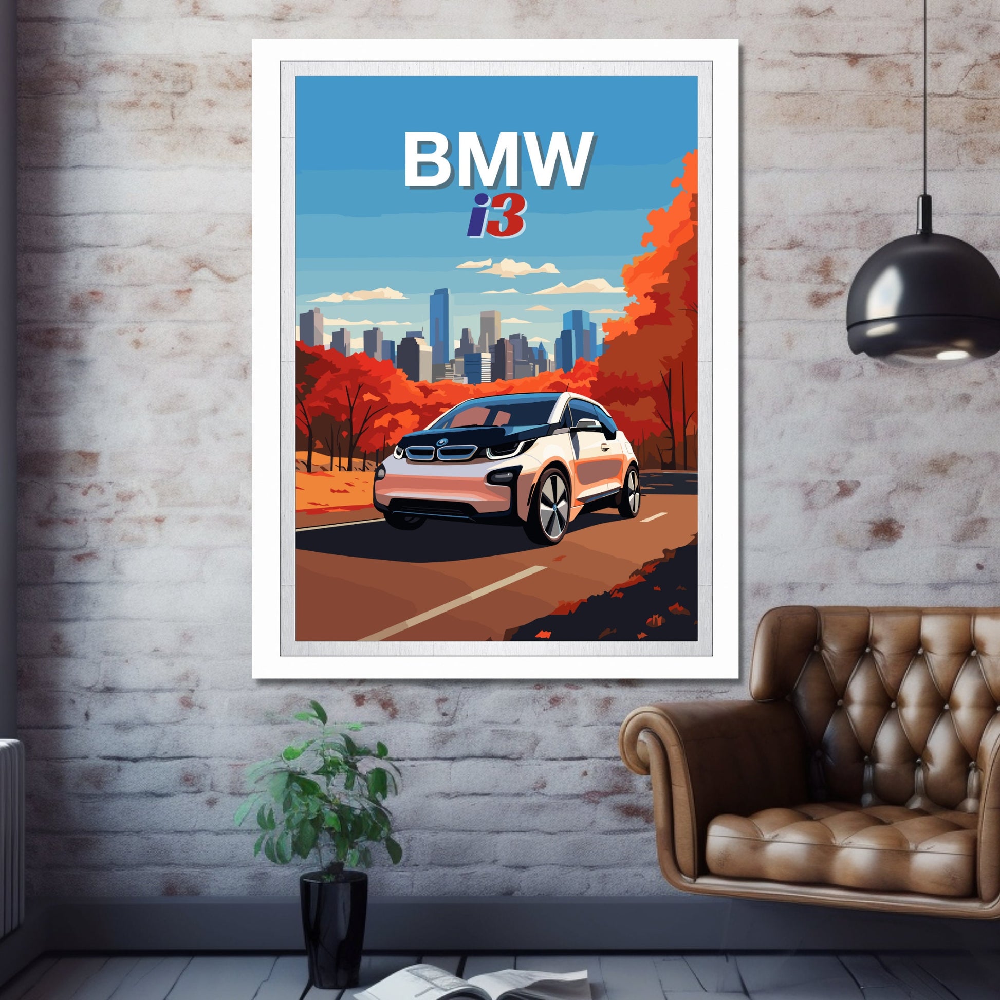 Electric BMW i3 Poster