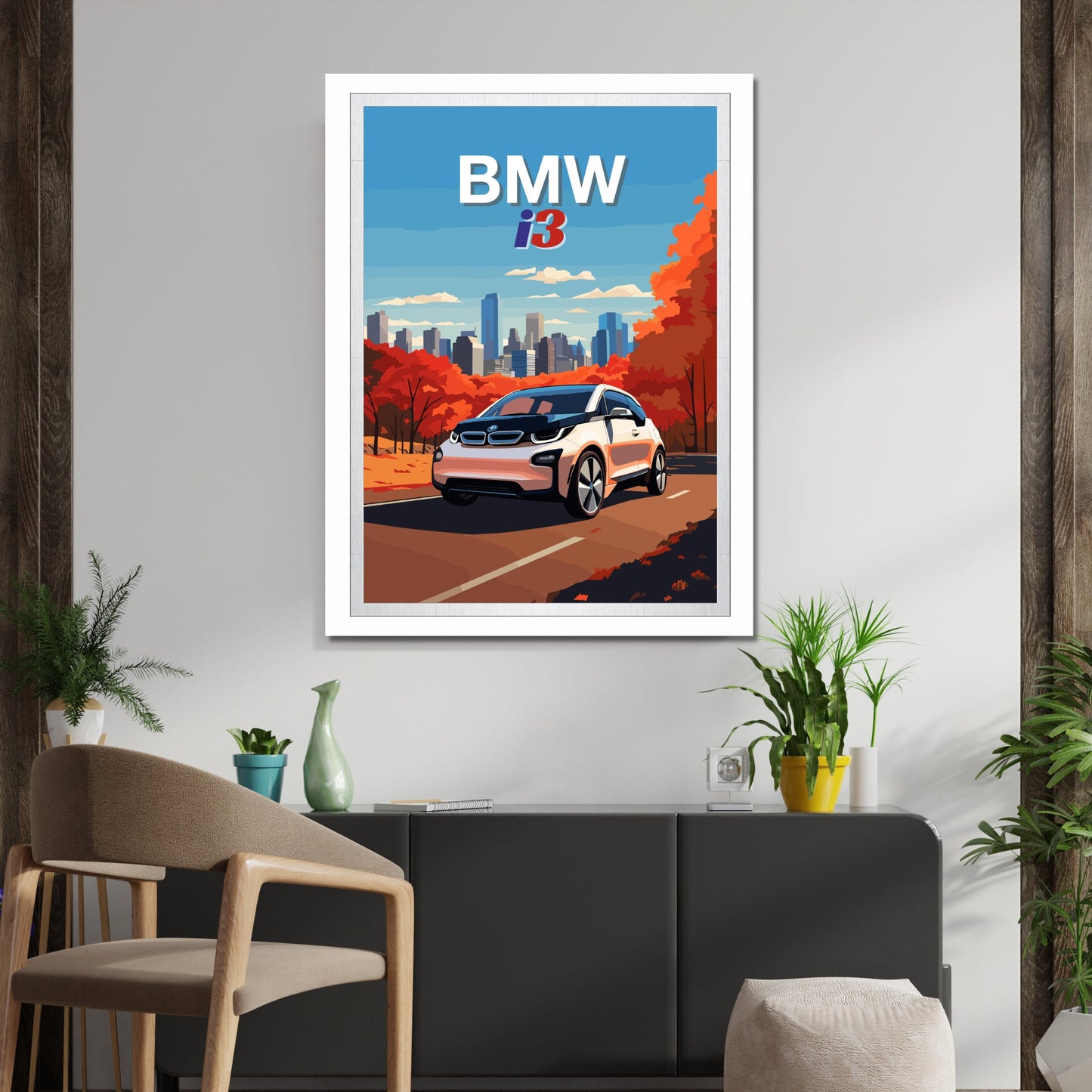 Electric BMW i3 Poster