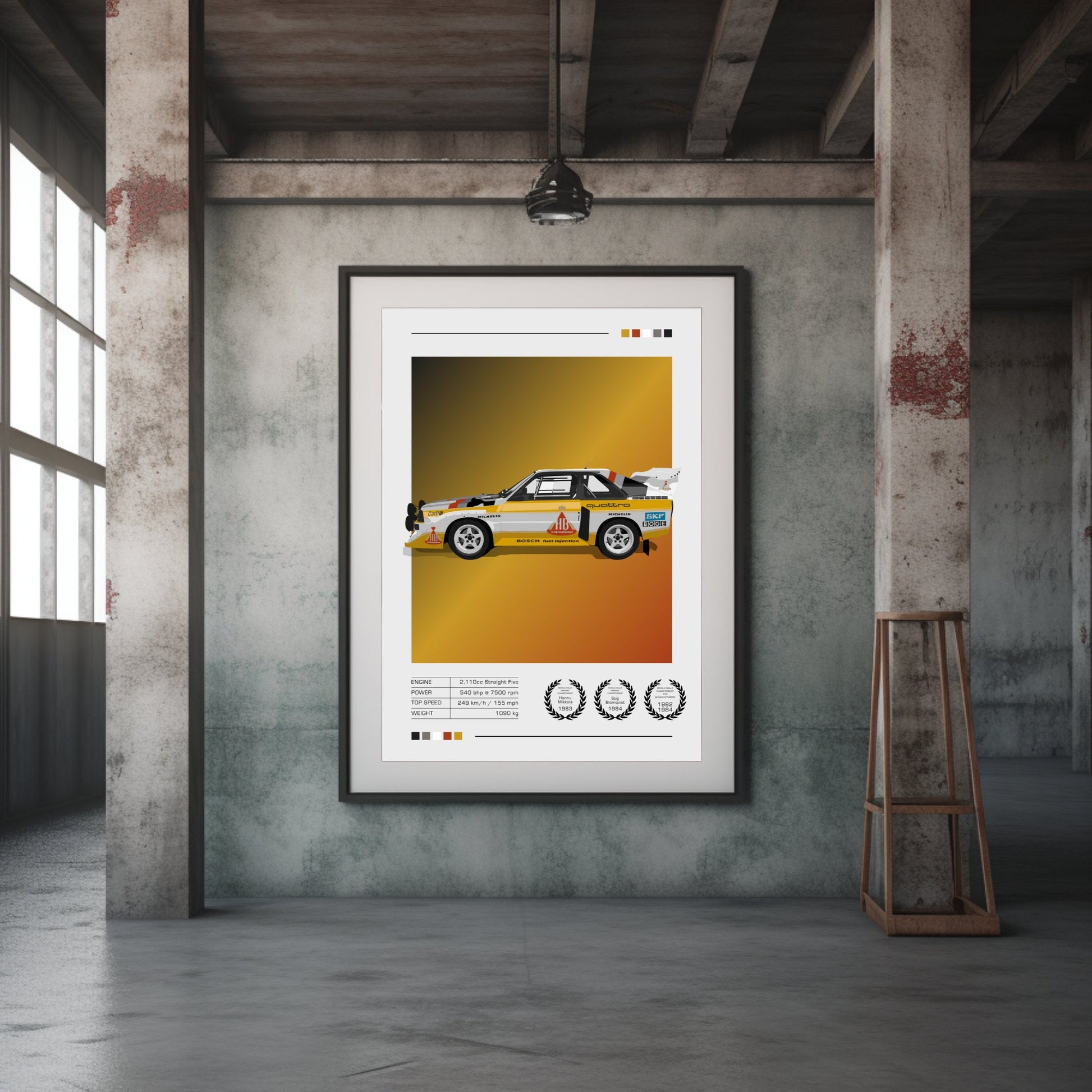 Audi Quattro S1 Poster