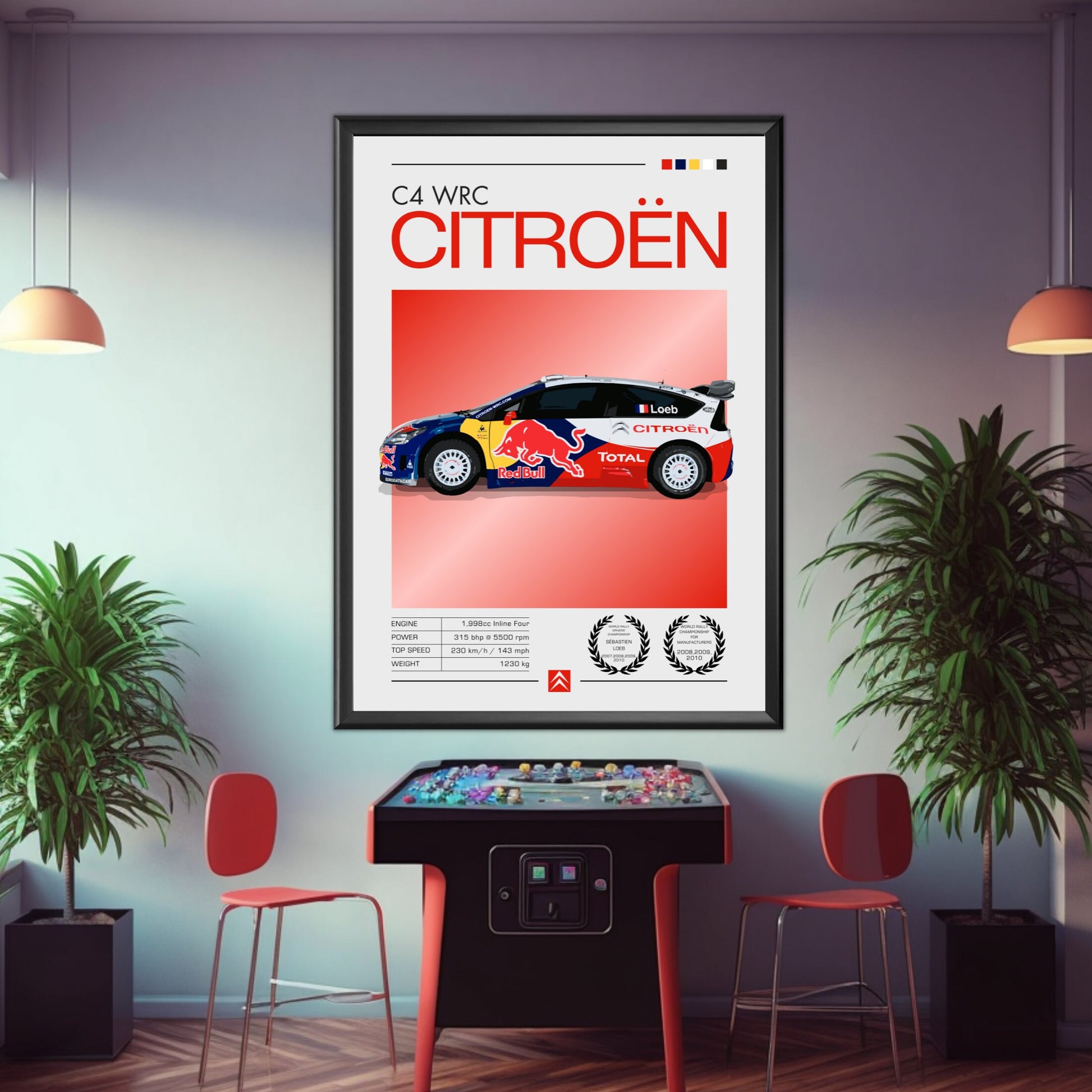 Citroen C4 WRC Print