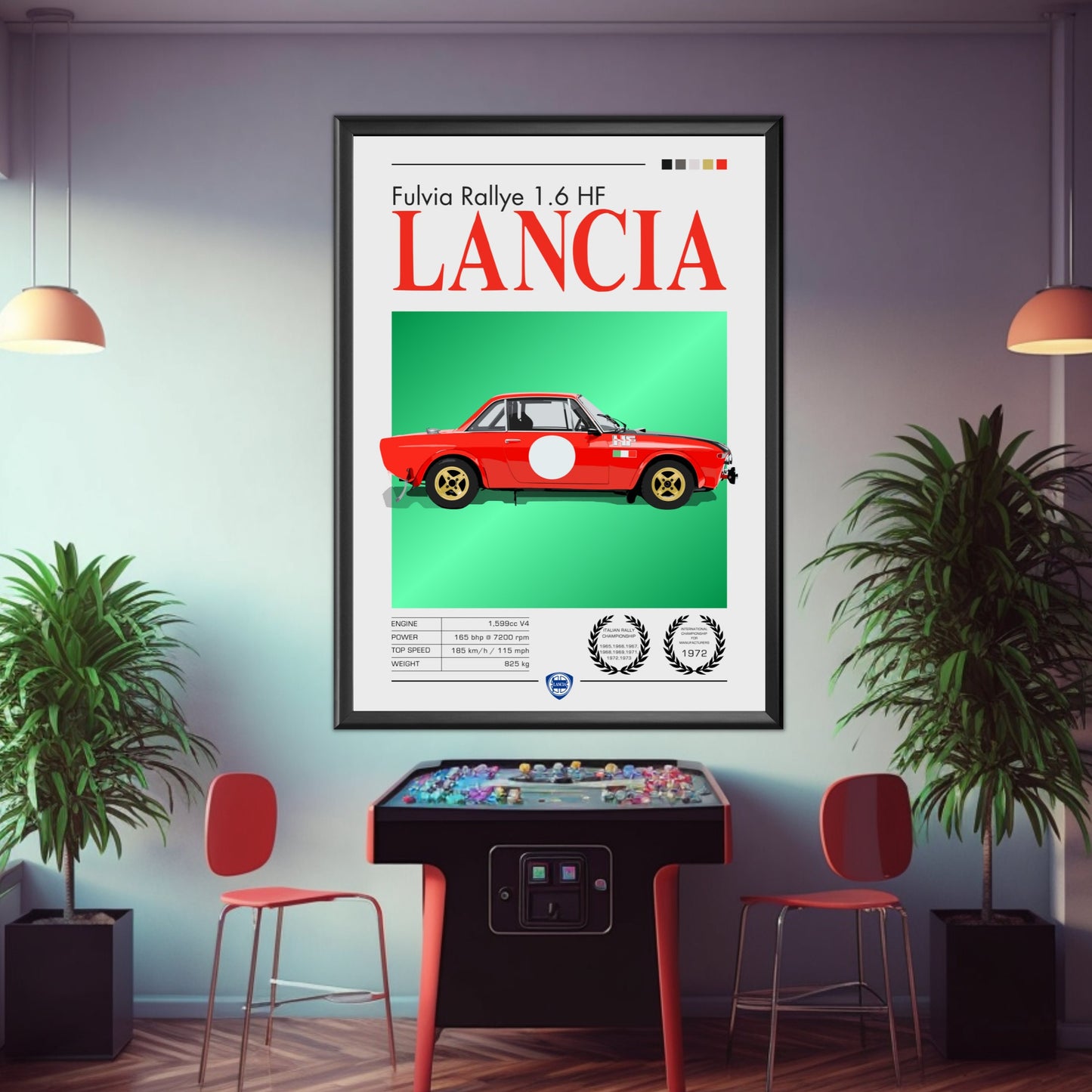 Lancia Fulvia Print