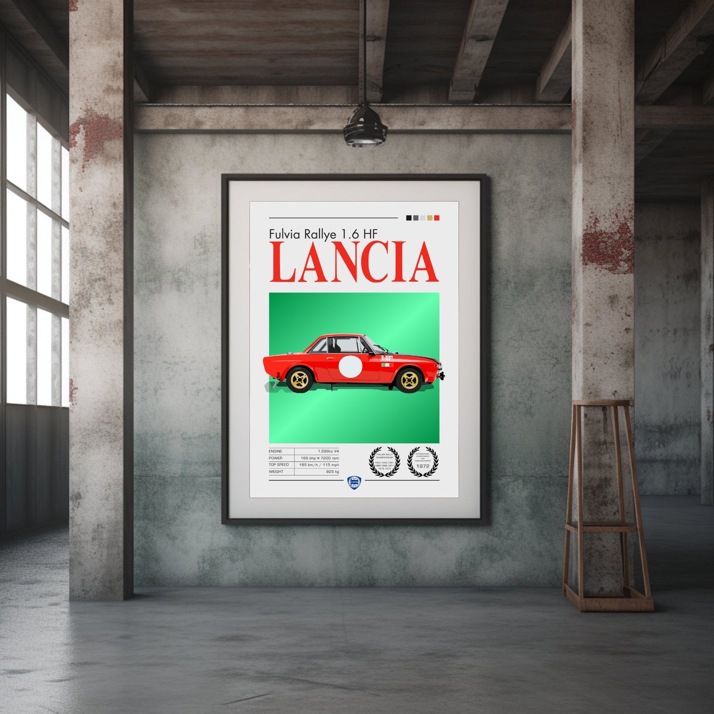 Lancia Fulvia Print