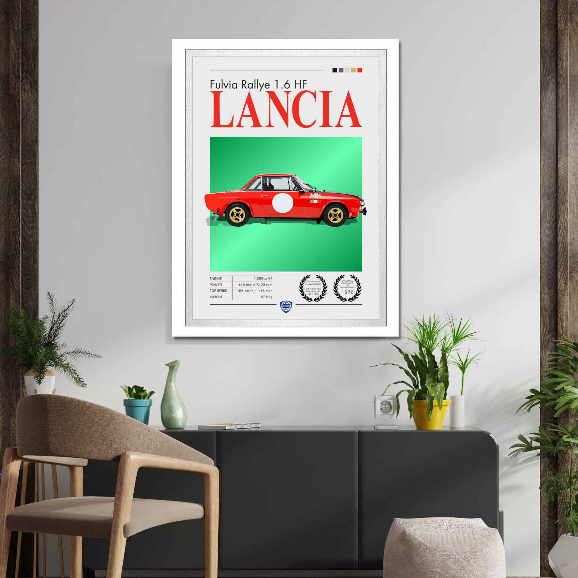 Lancia Fulvia Print