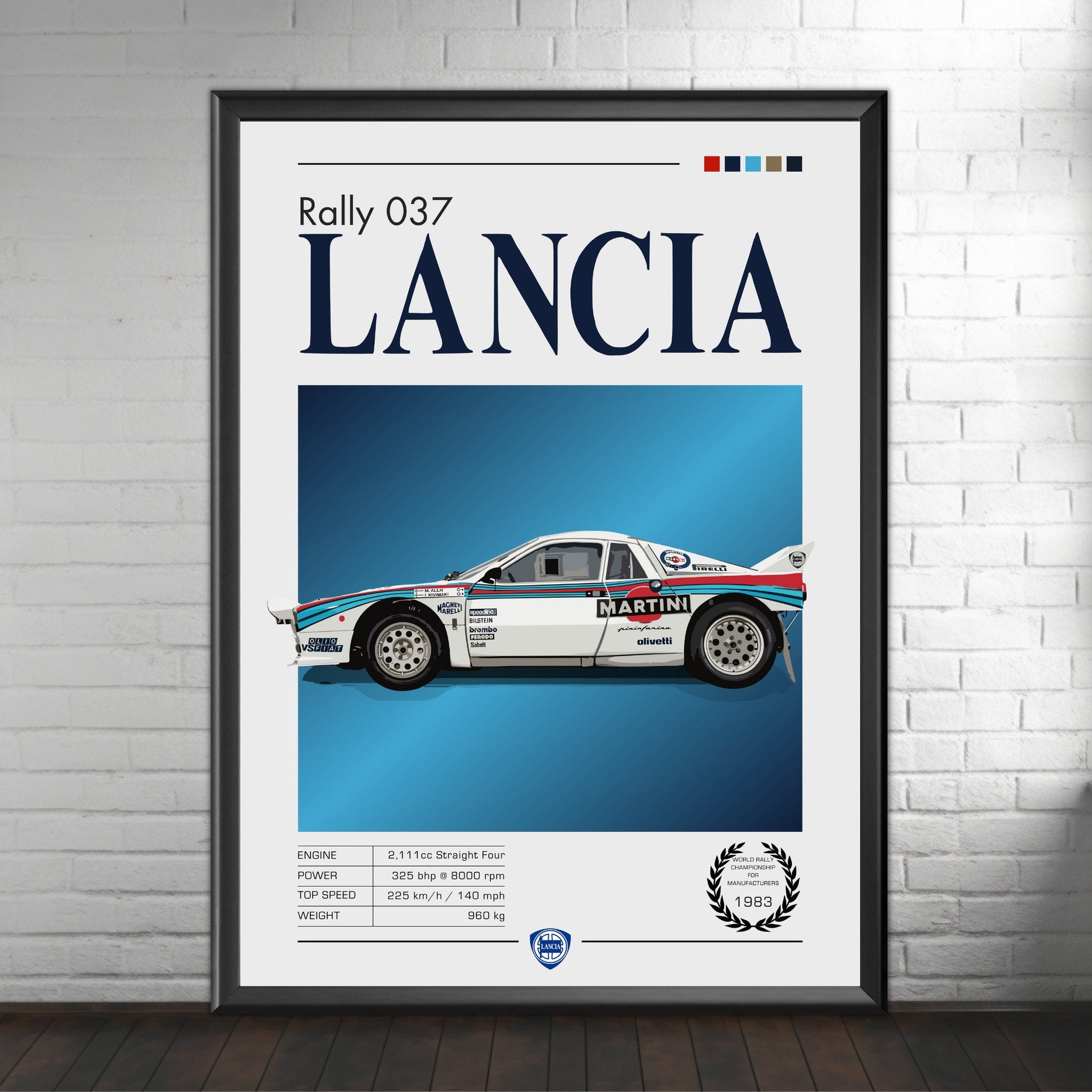 Lancia 037 Rally Print