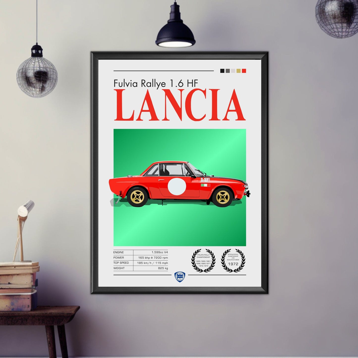 Lancia Fulvia Print