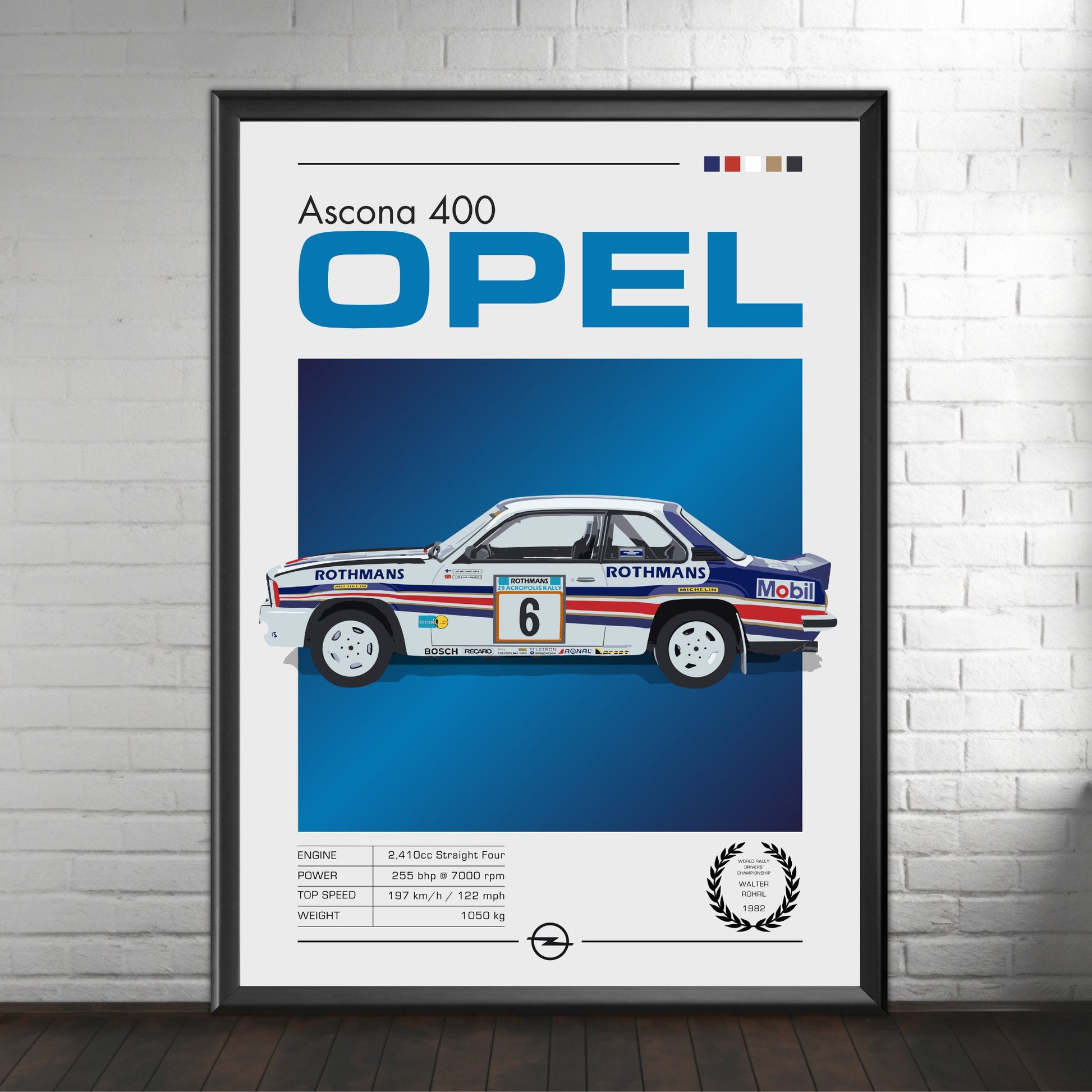 Opel Ascona 400 Print