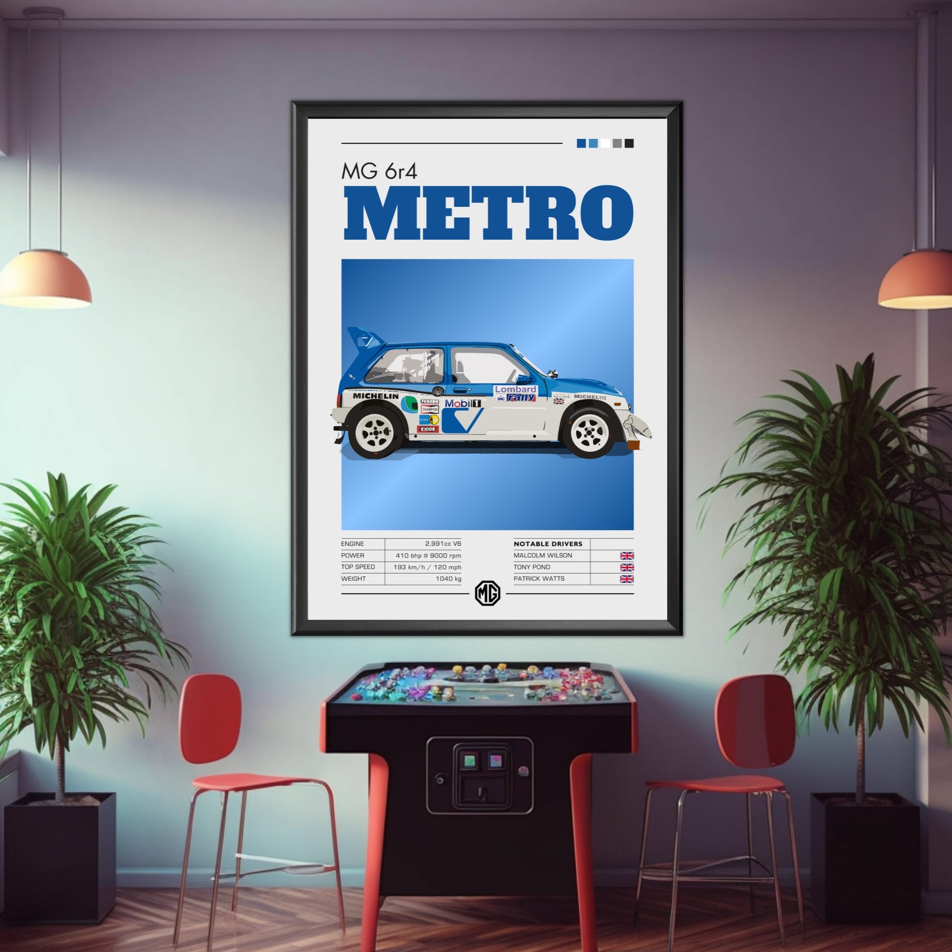 MG Metro 6r4 Poster