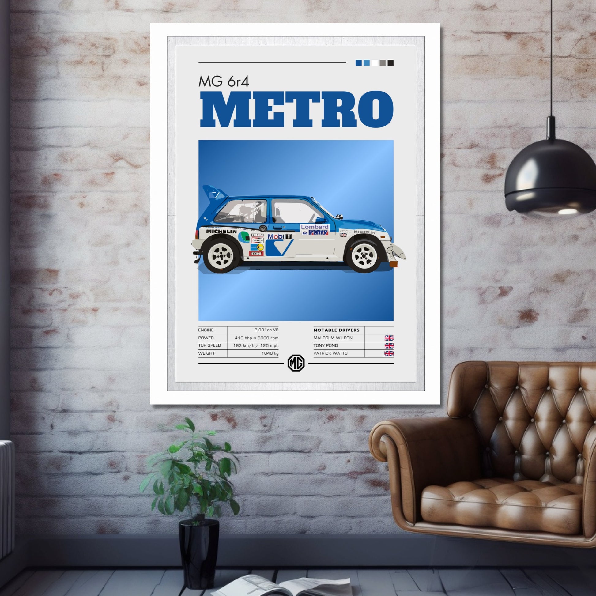 MG Metro 6r4 Poster