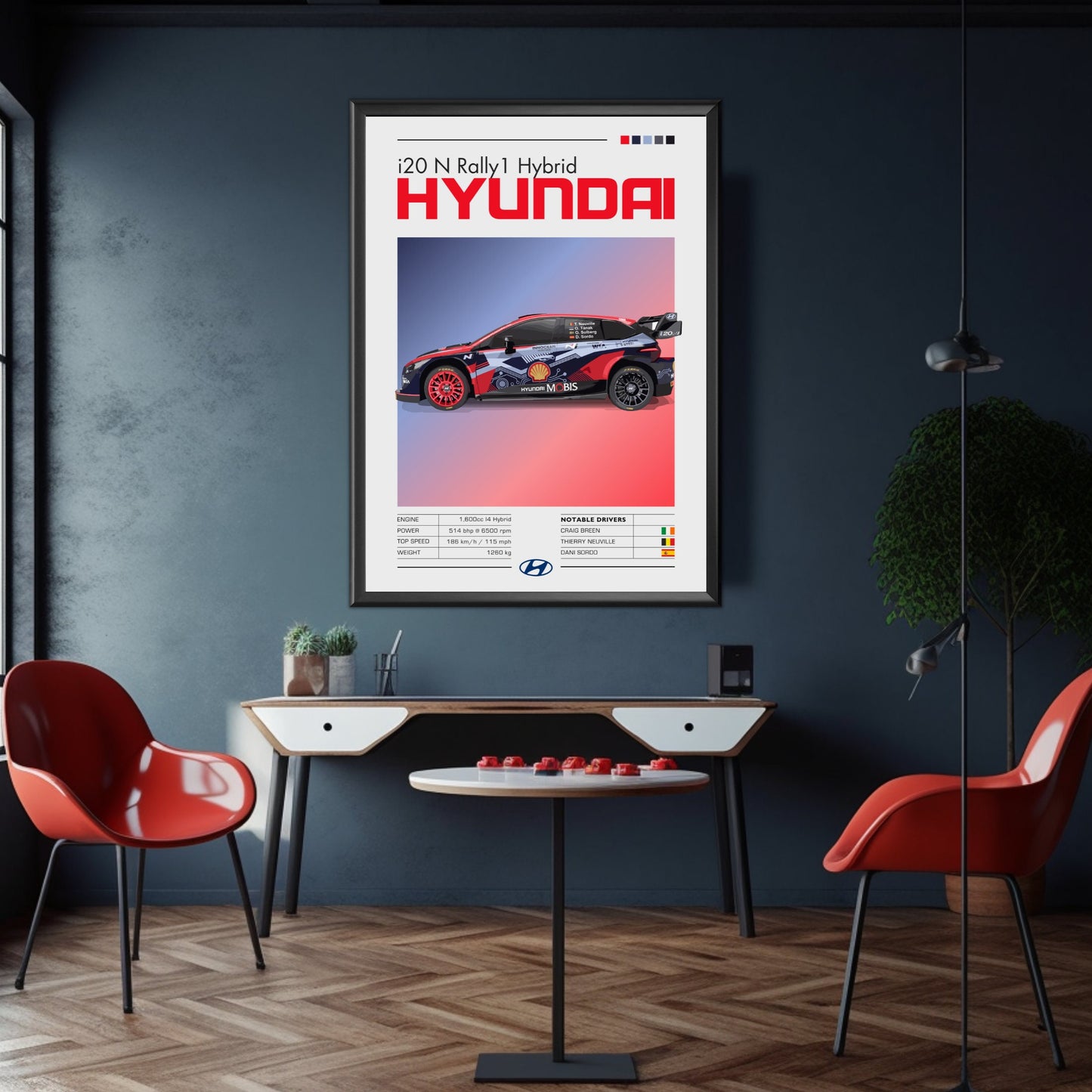 Hyundai i20 N Rally1 Print