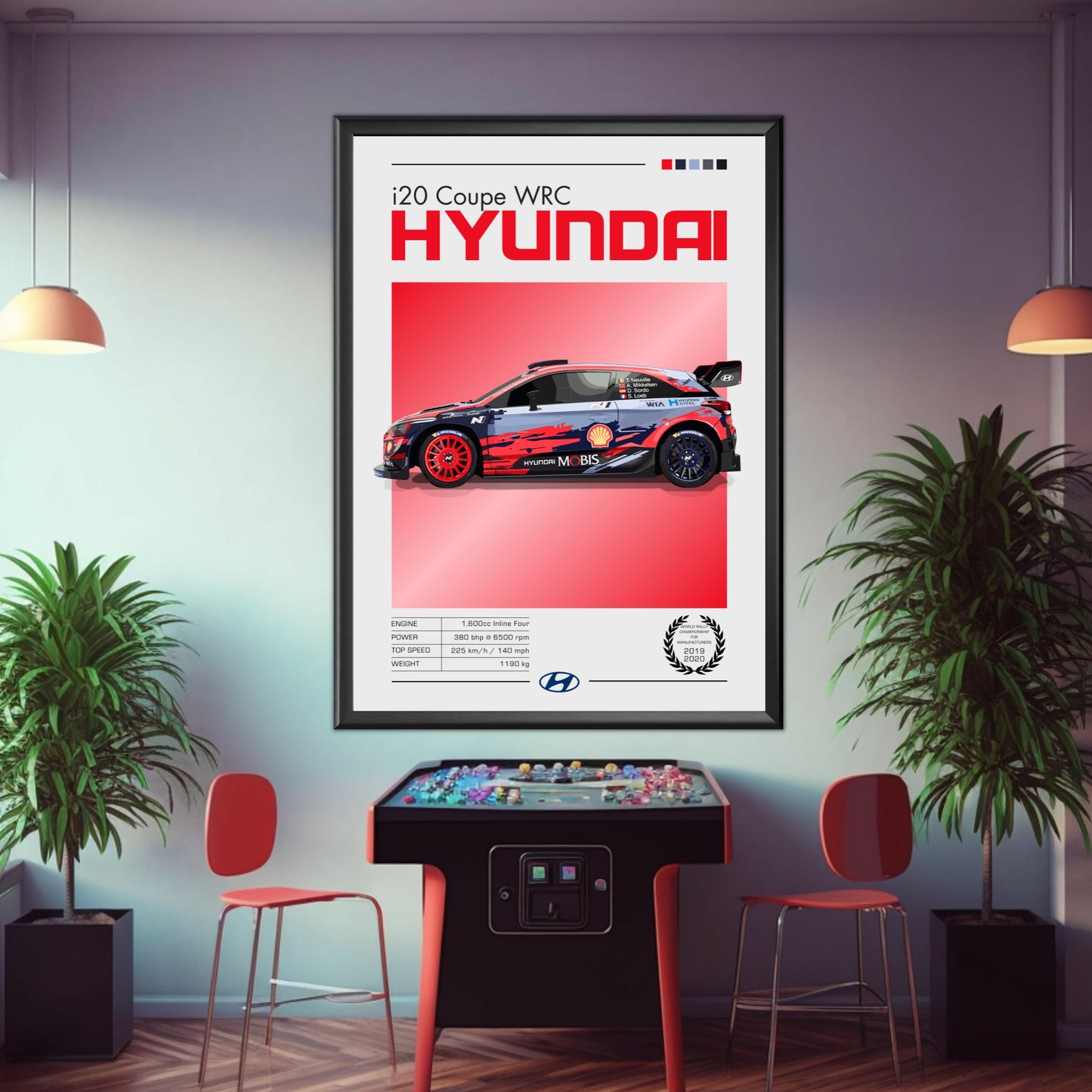 Hyundai i20 Coupe WRC Print