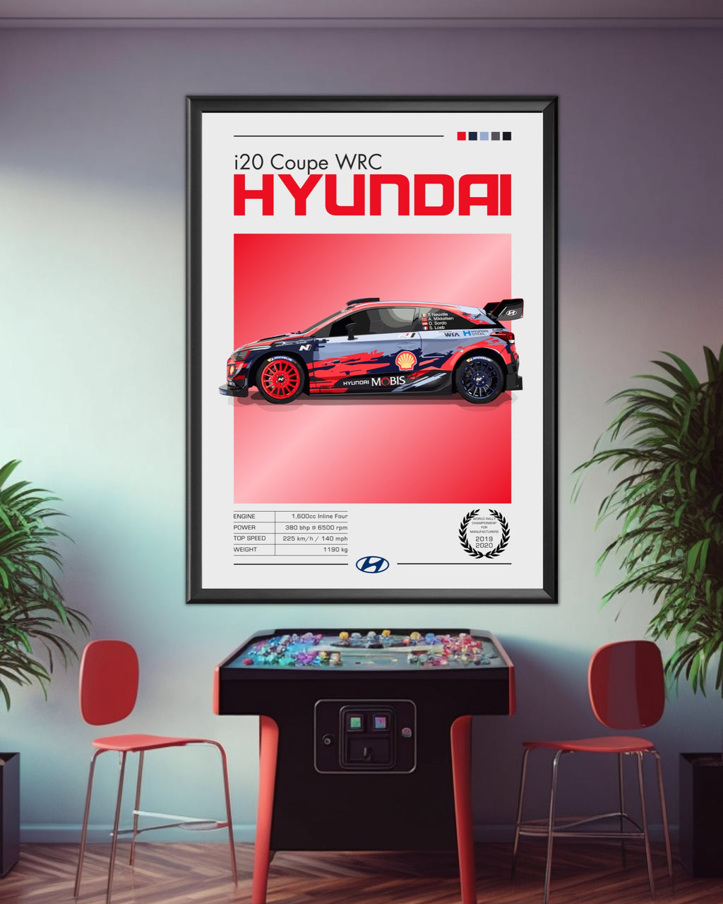 Hyundai i20 Coupe WRC Print – Brighton Posters