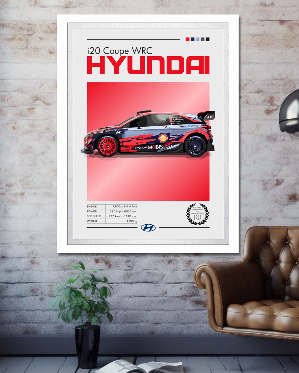 Hyundai i20 Coupe WRC Print – Brighton Posters