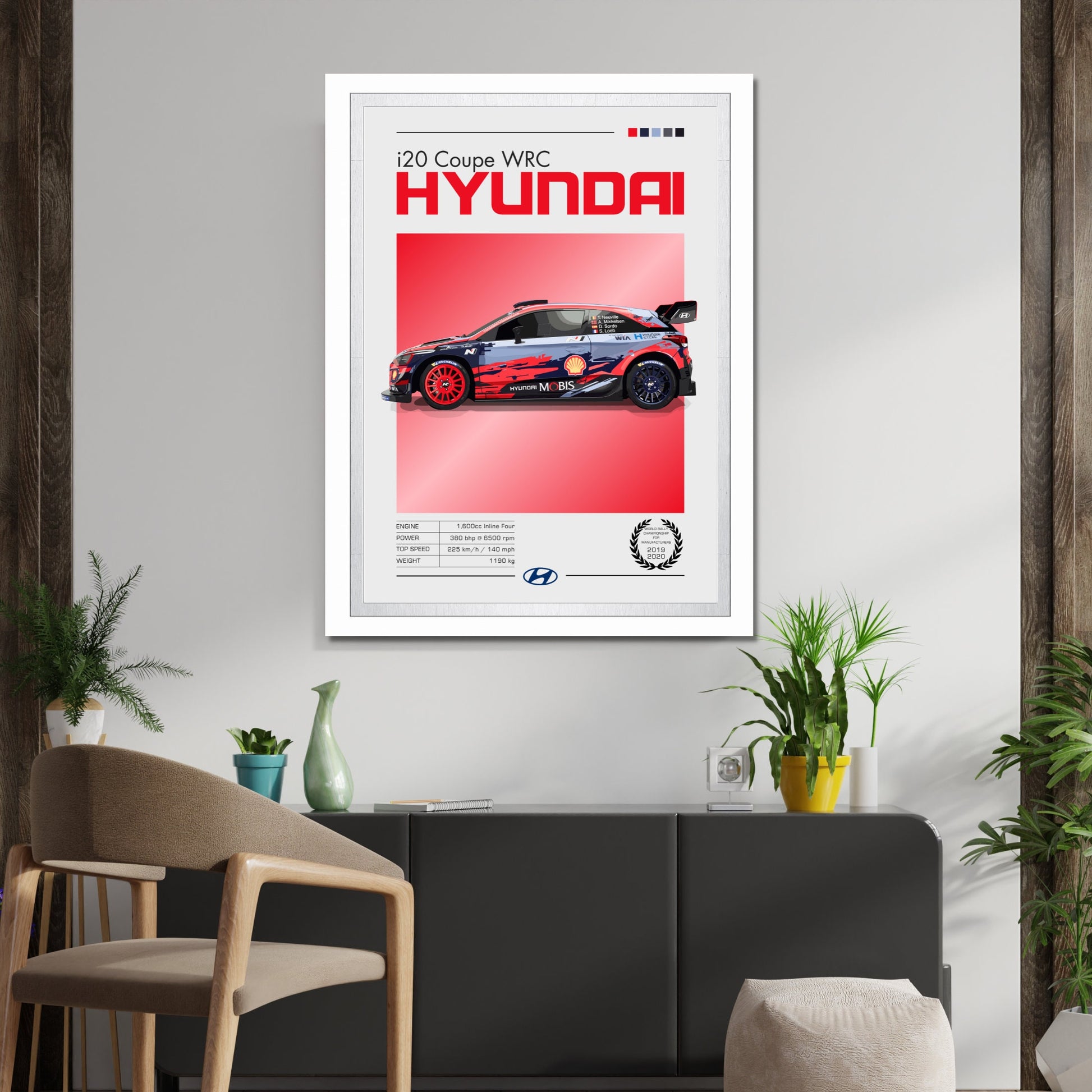 Hyundai i20 Coupe WRC Print