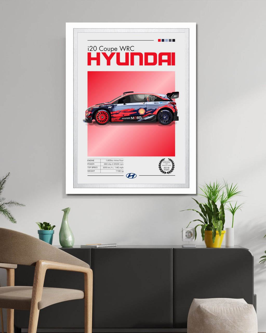 Hyundai i20 Coupe WRC Print – Brighton Posters