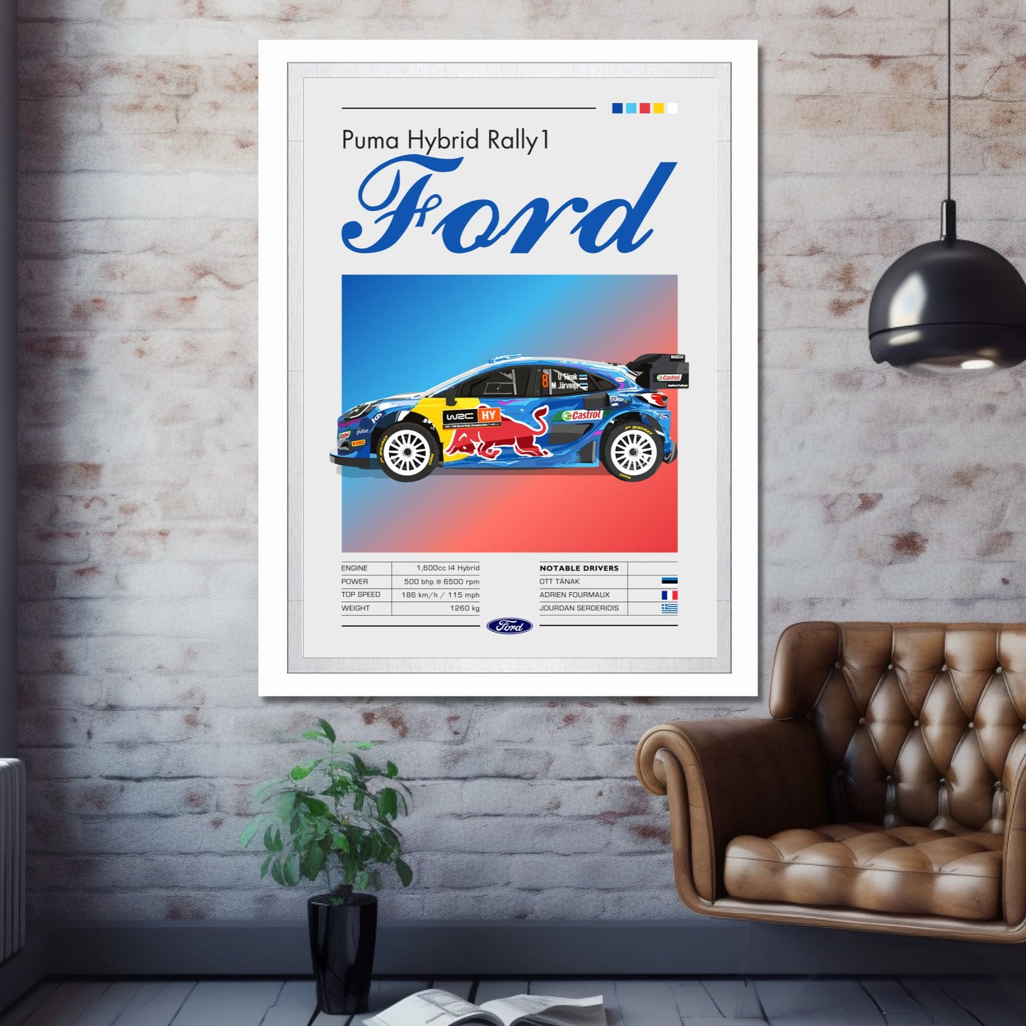 Ford Puma Hybrid Rally1 Print