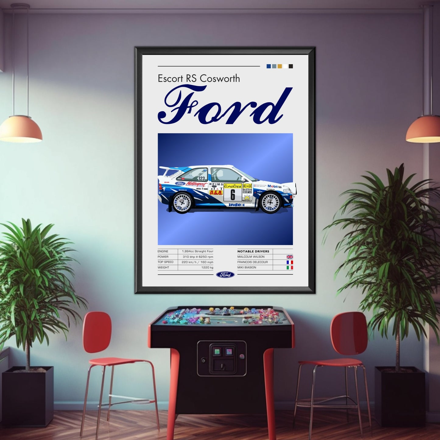 Ford Escort RS Cosworth Poster