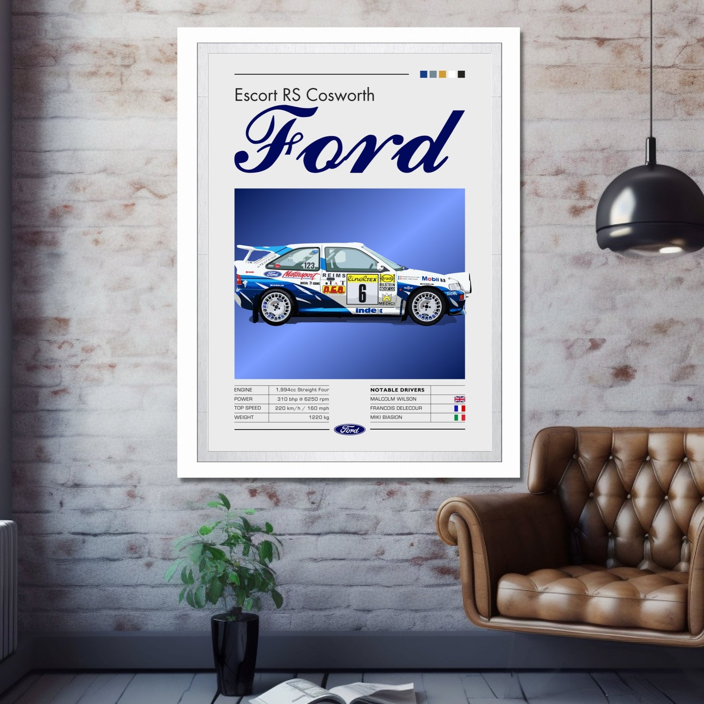 Ford Escort RS Cosworth Poster