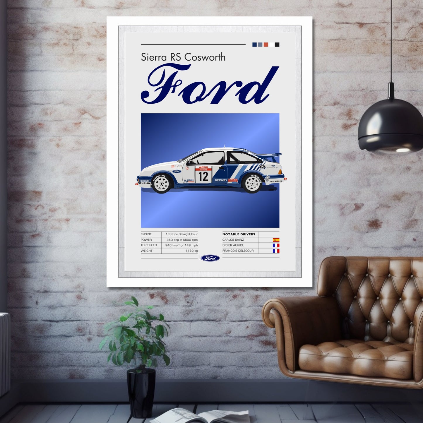 Ford Sierra RS Cosworth Poster