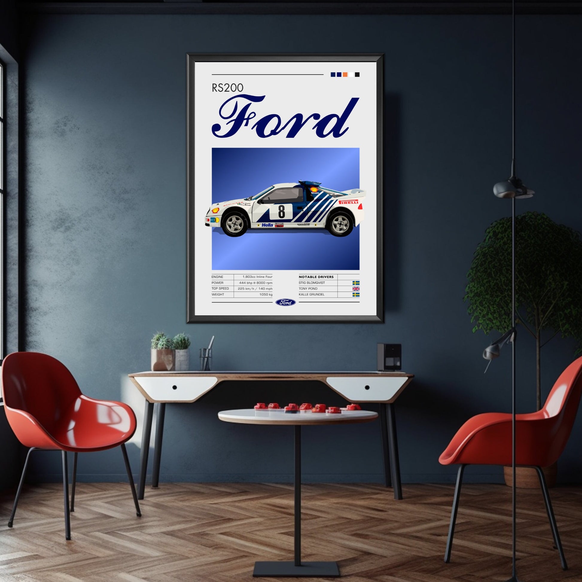 Ford RS200 Print, Ford RS200 Poster