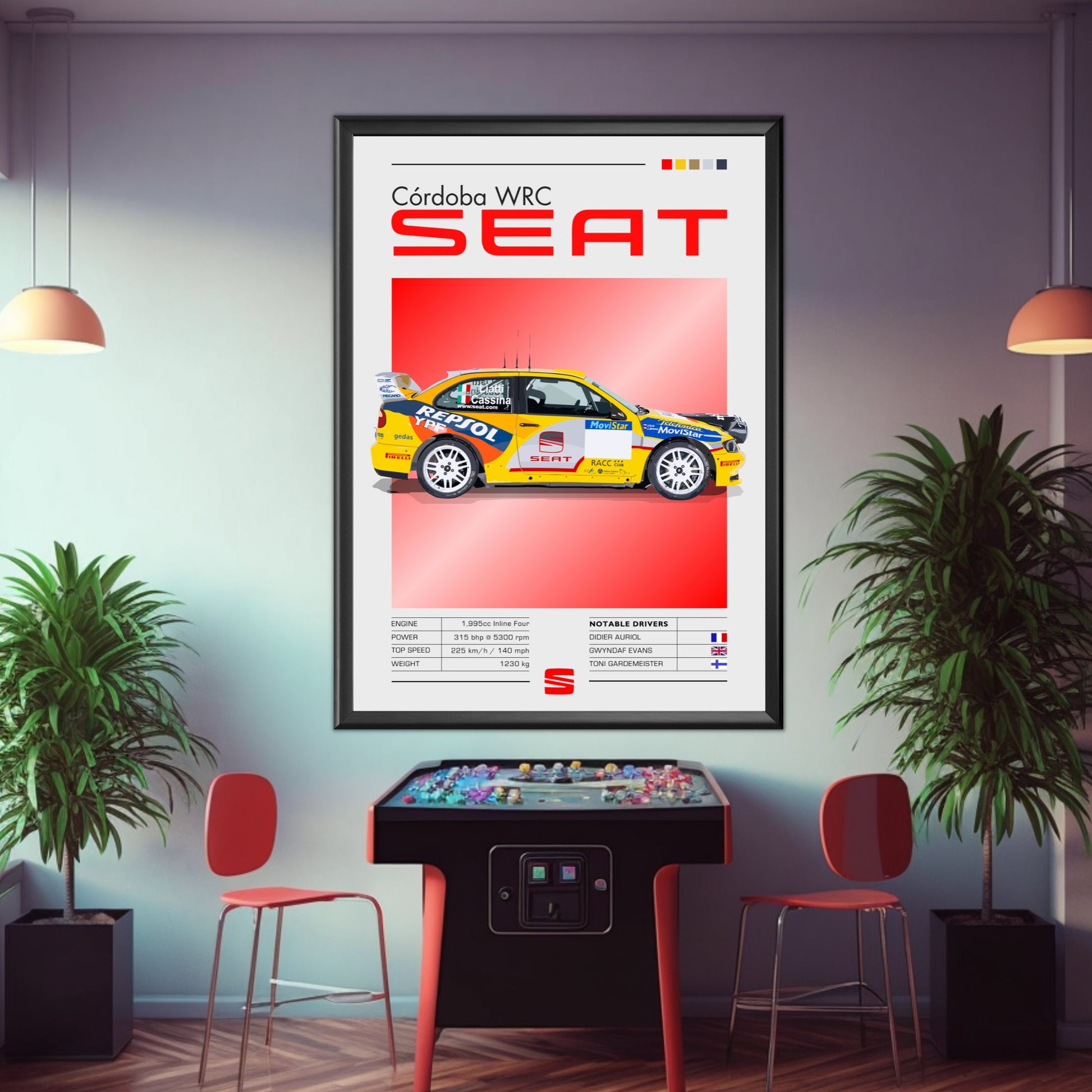 Seat Cordoba WRC Poster