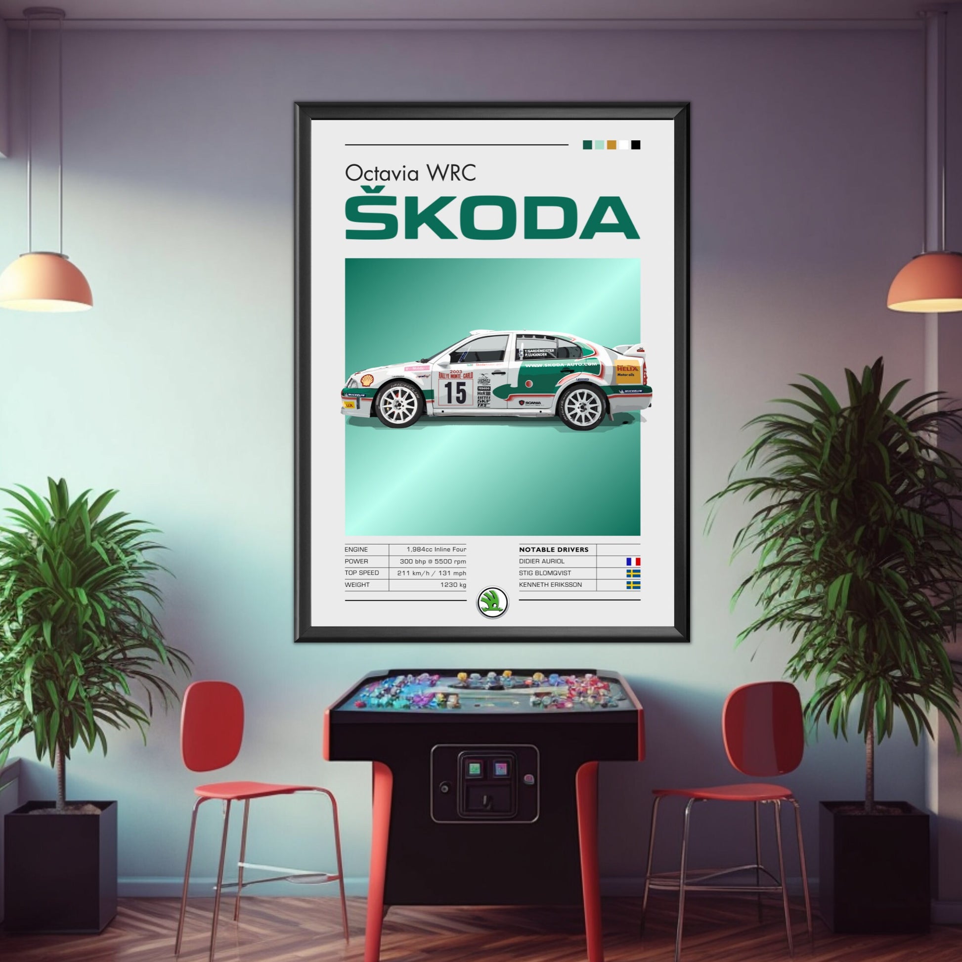 Skoda Octavia WRC Print