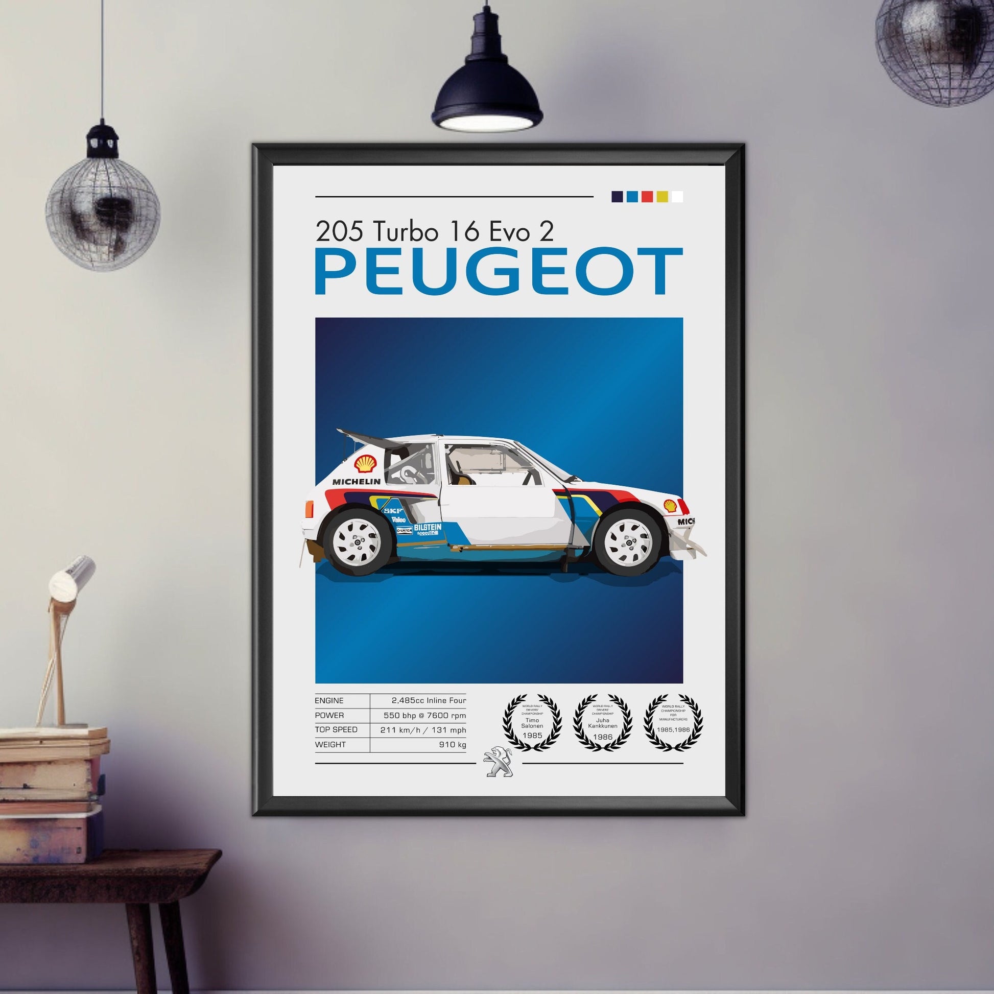 Peugeot 205 T16 Poster