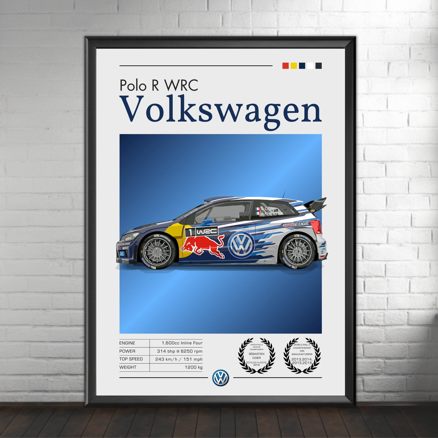 Volkswagen Polo R WRC Poster