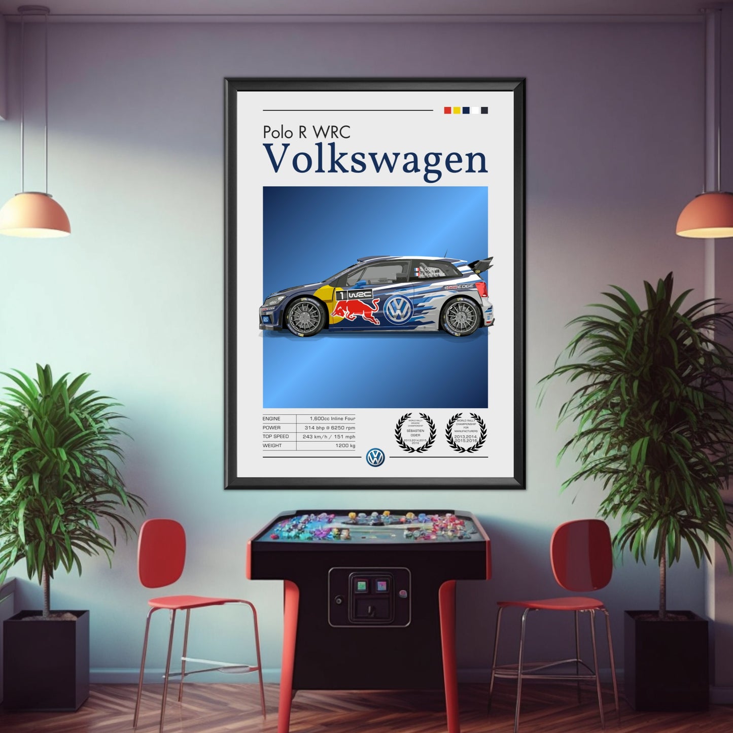 Volkswagen Polo R WRC Poster