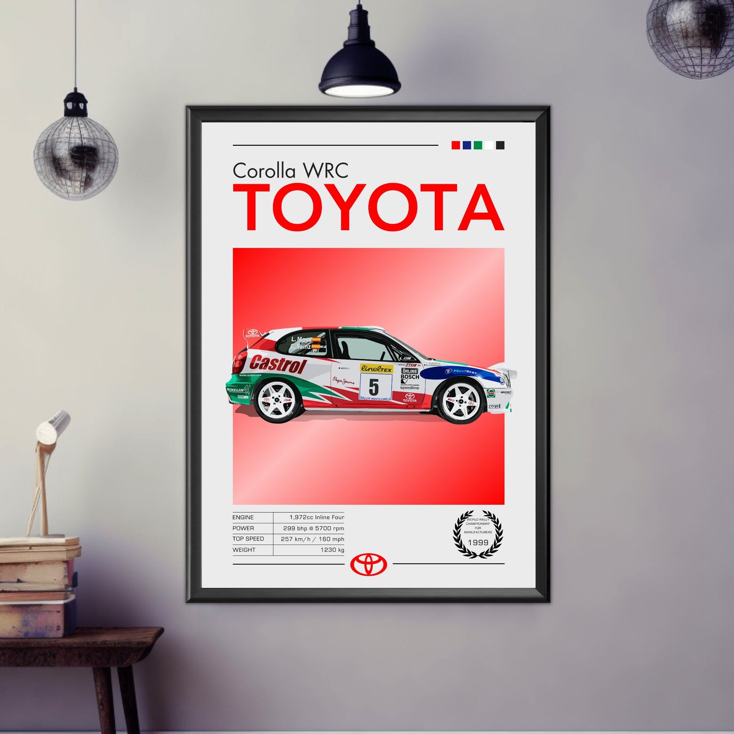 Toyota Corolla WRC Poster