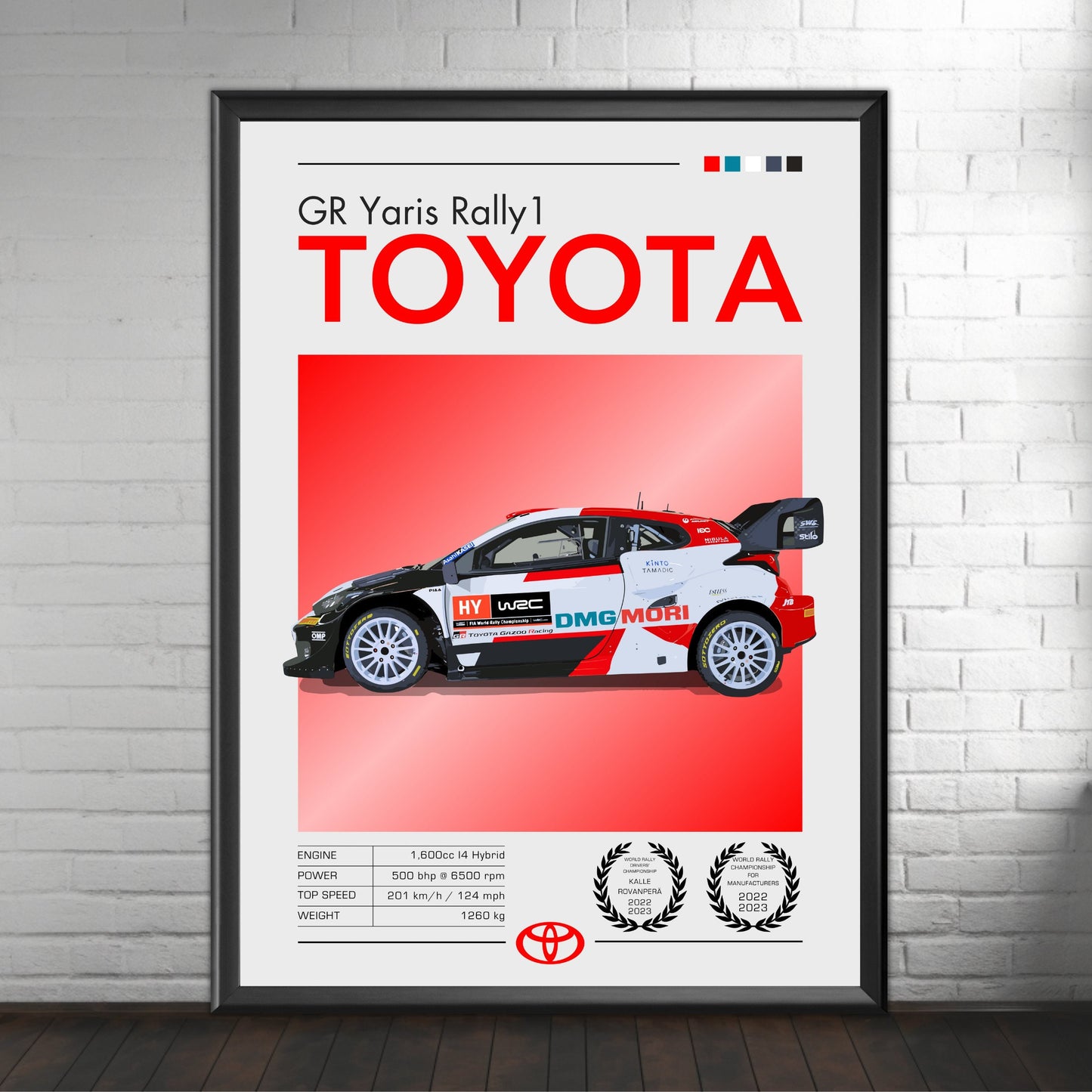 Toyota GR Yaris Rally1 Print