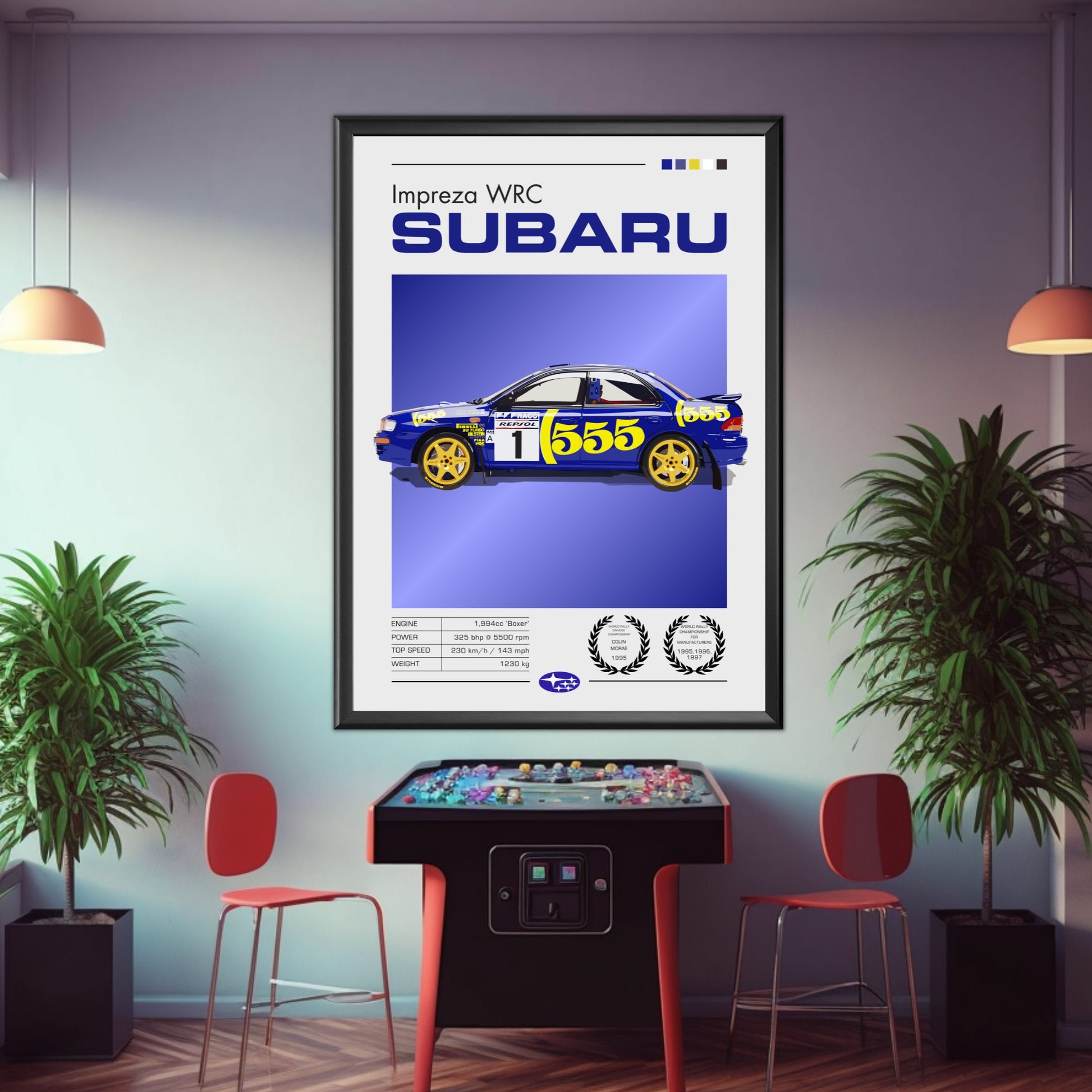 Subaru Impreza WRC Poster