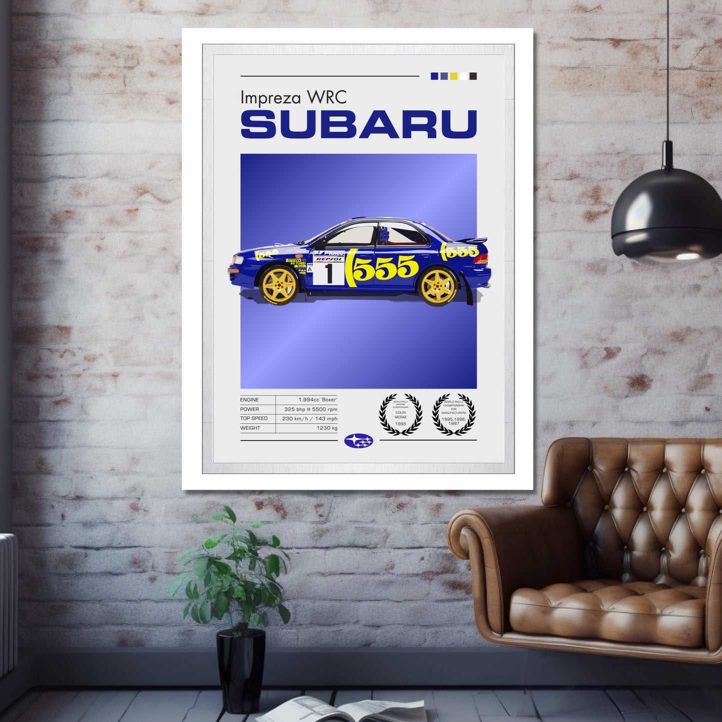 Subaru Impreza WRC Poster