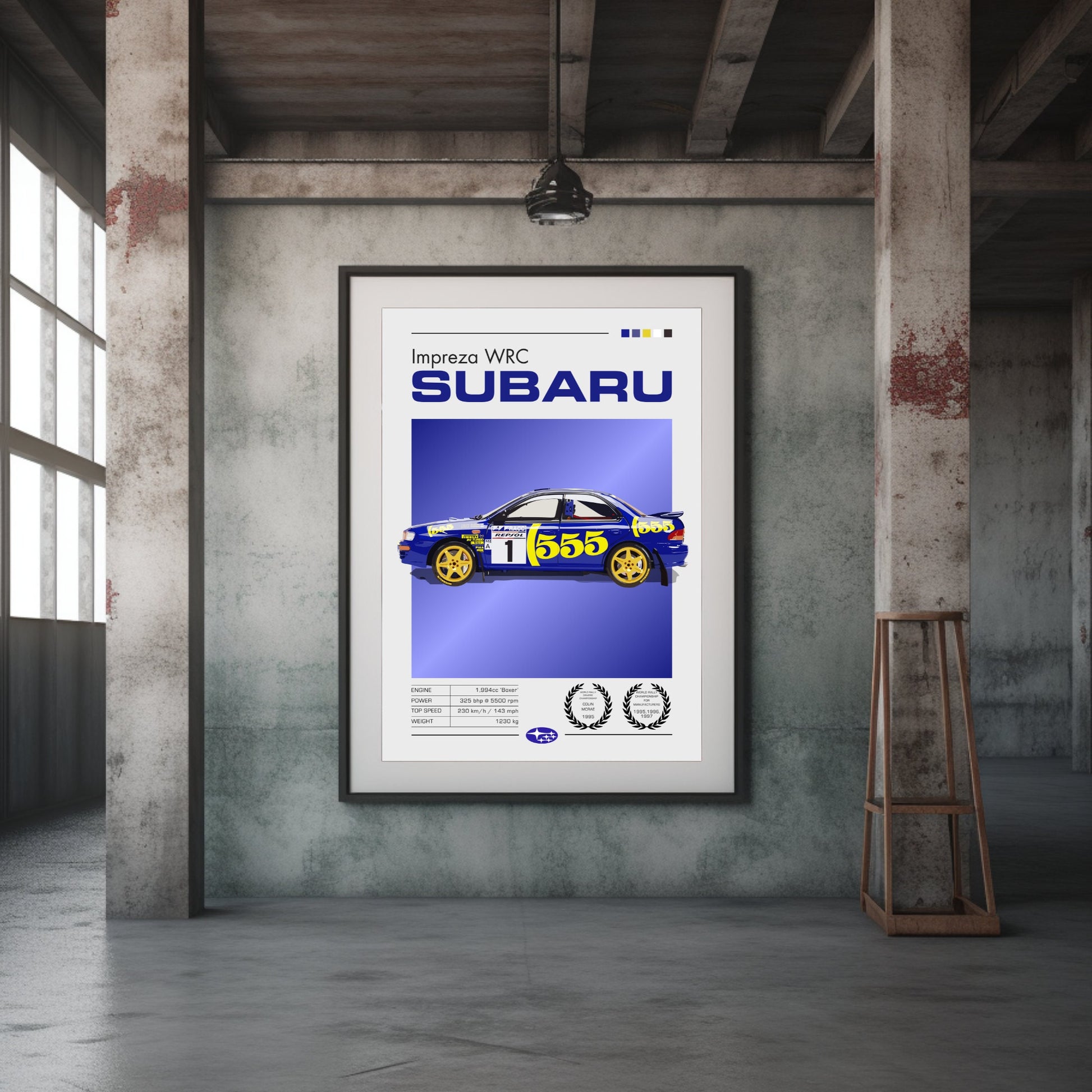 Subaru Impreza WRC Poster