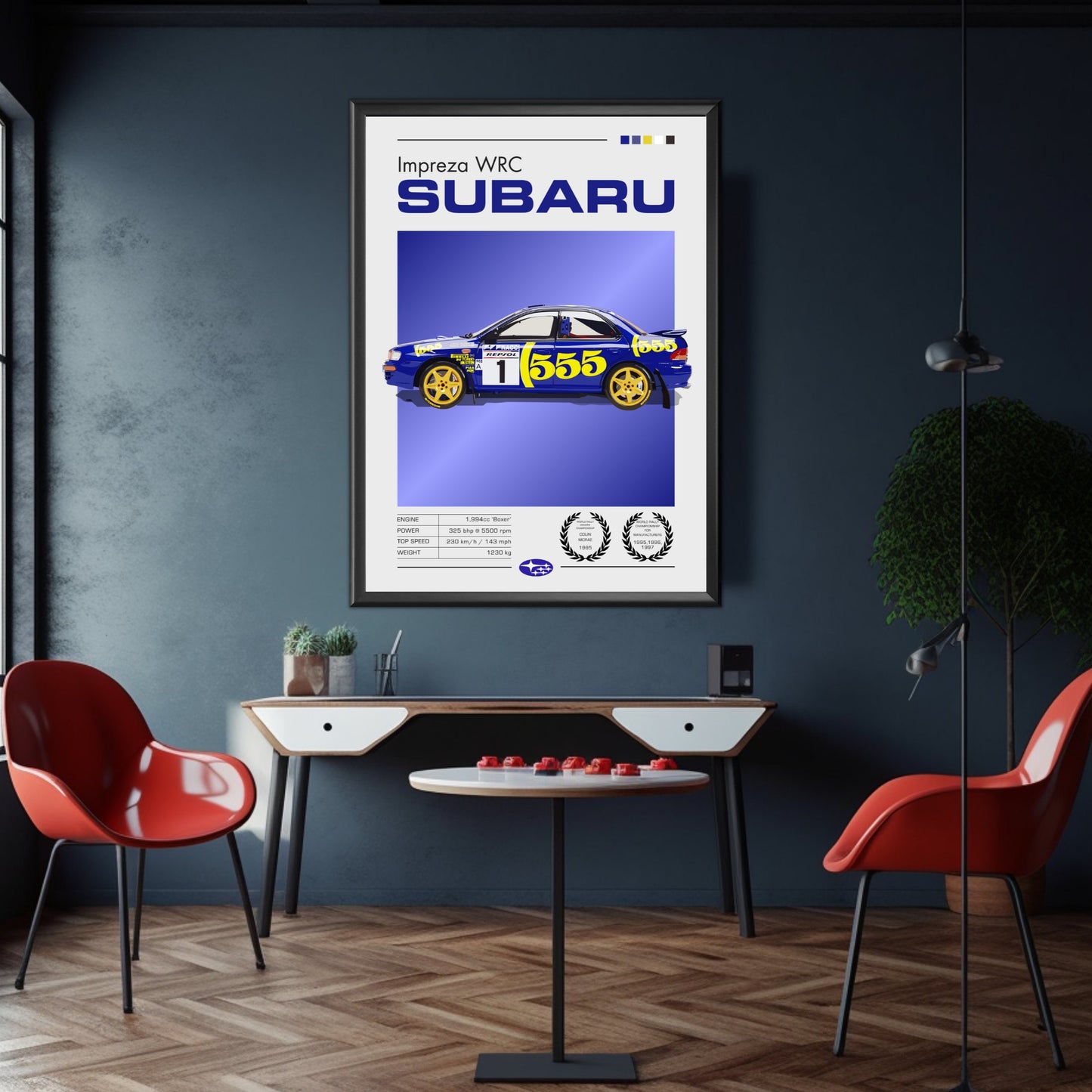 Subaru Impreza WRC Poster