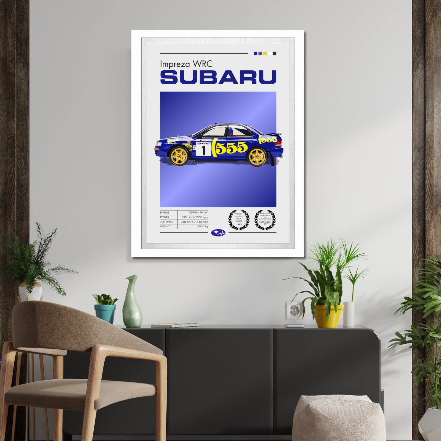 Subaru Impreza WRC Poster