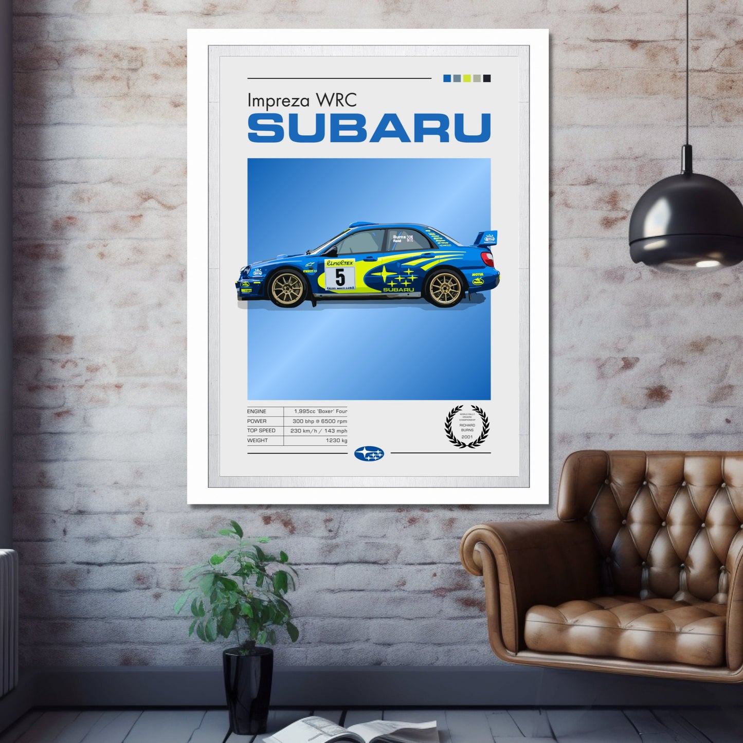 Subaru Impreza WRC Poster