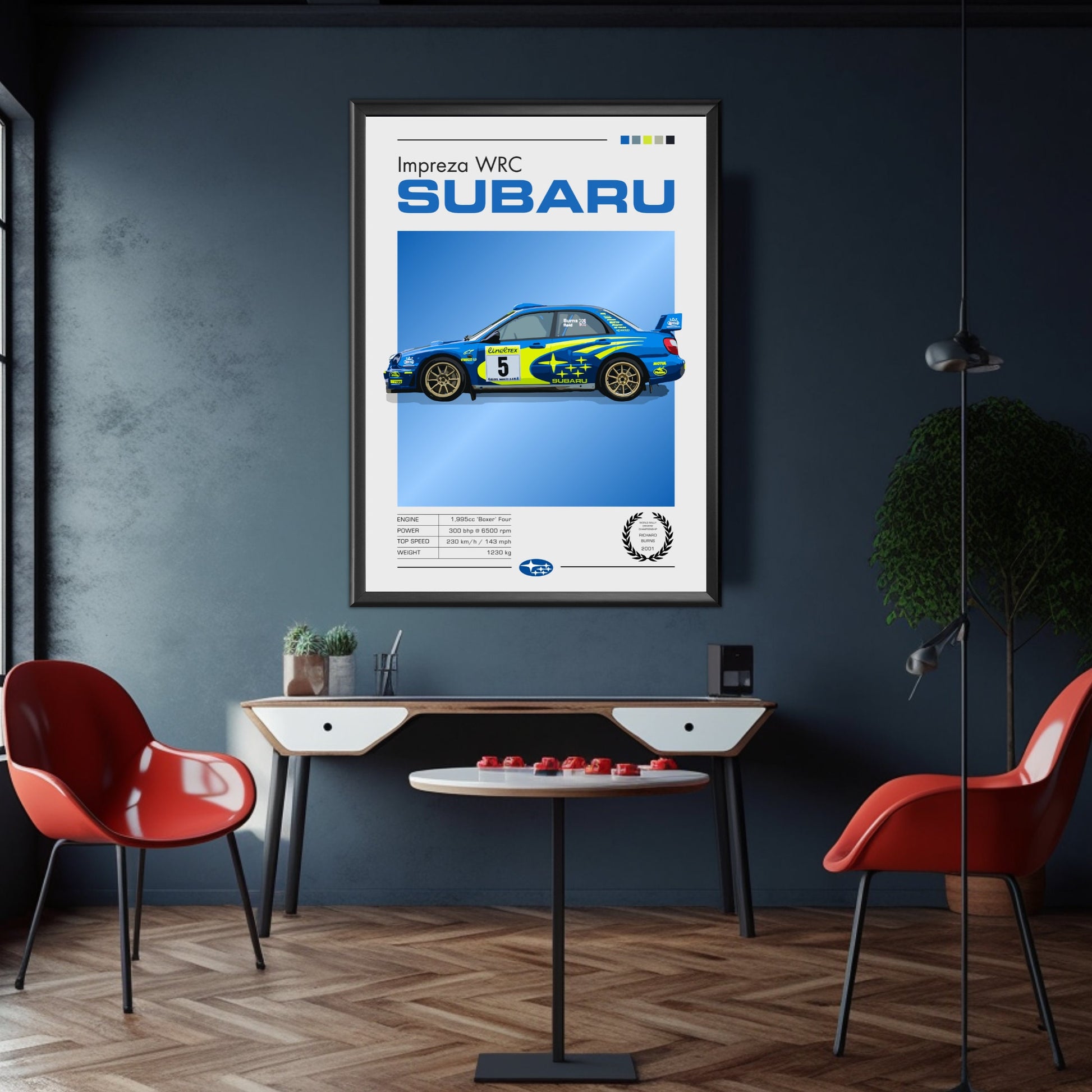 Subaru Impreza WRC Poster