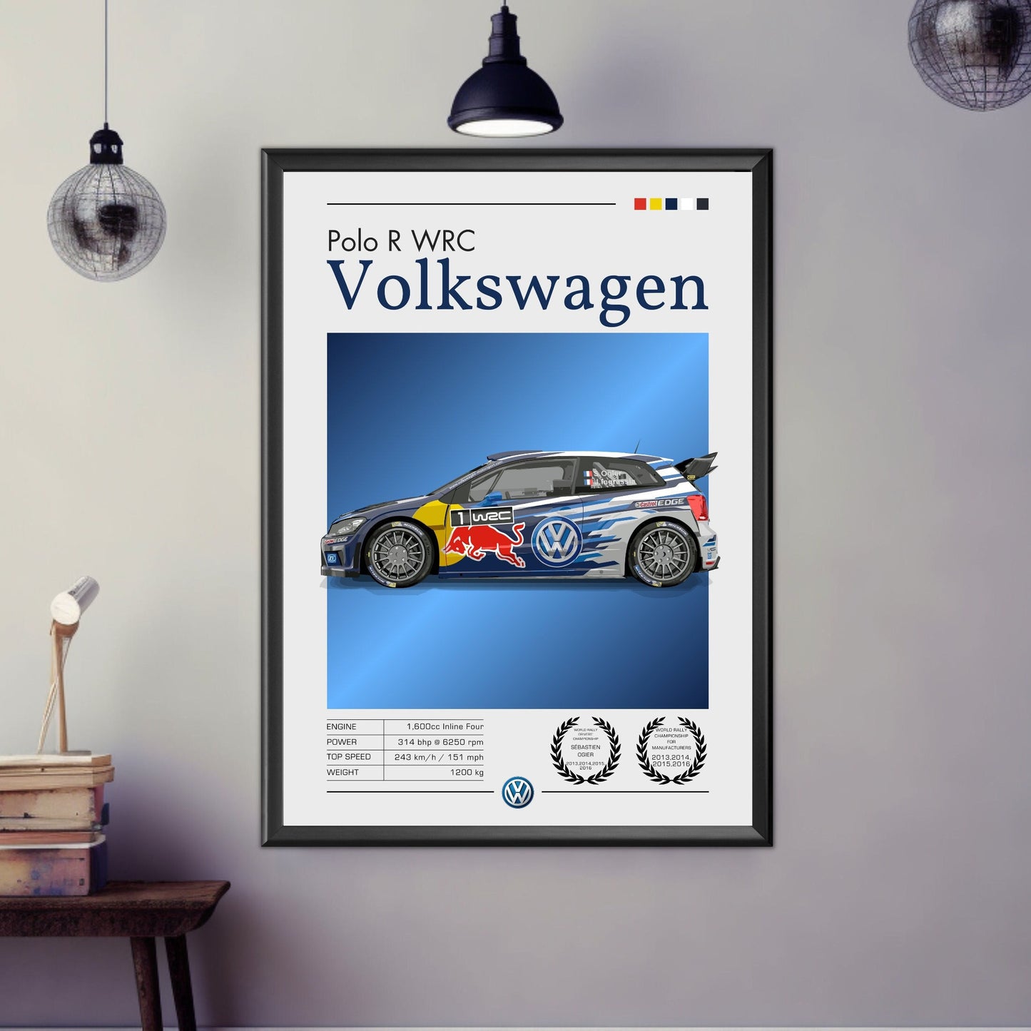 Volkswagen Polo R WRC Poster