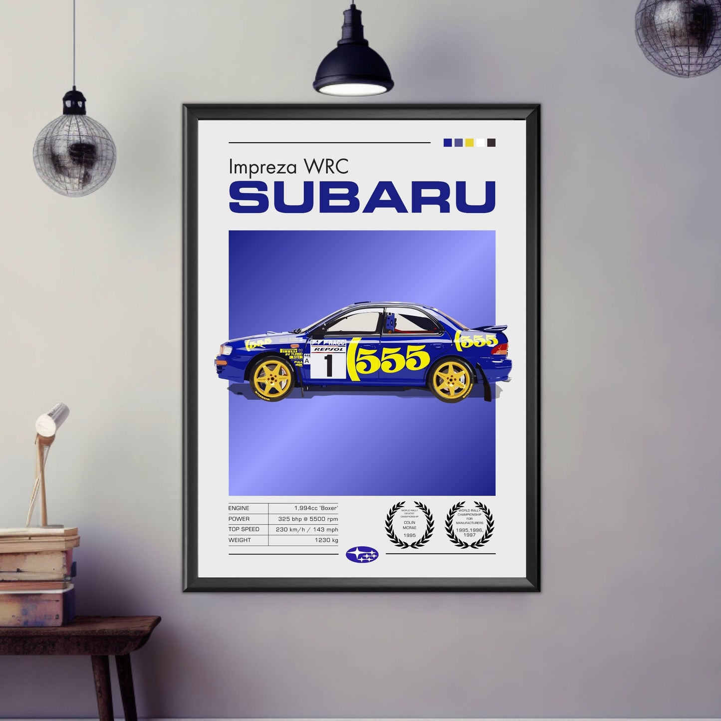 Subaru Impreza WRC Poster