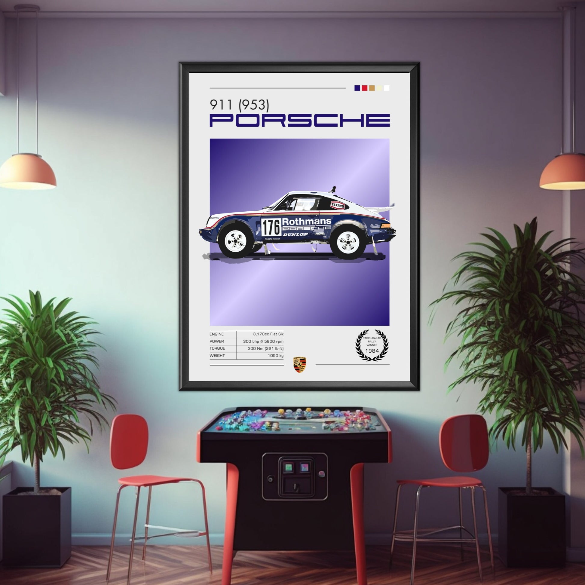 Porsche 911 (953) Poster