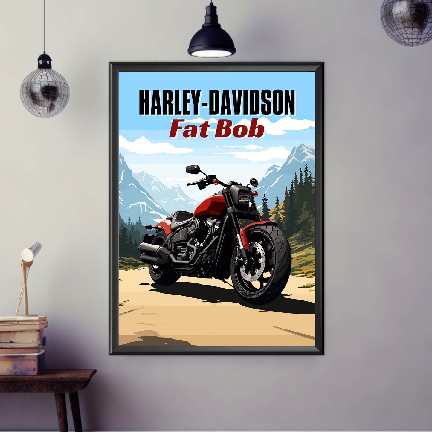 Harley-Davidson Fat Bob Print