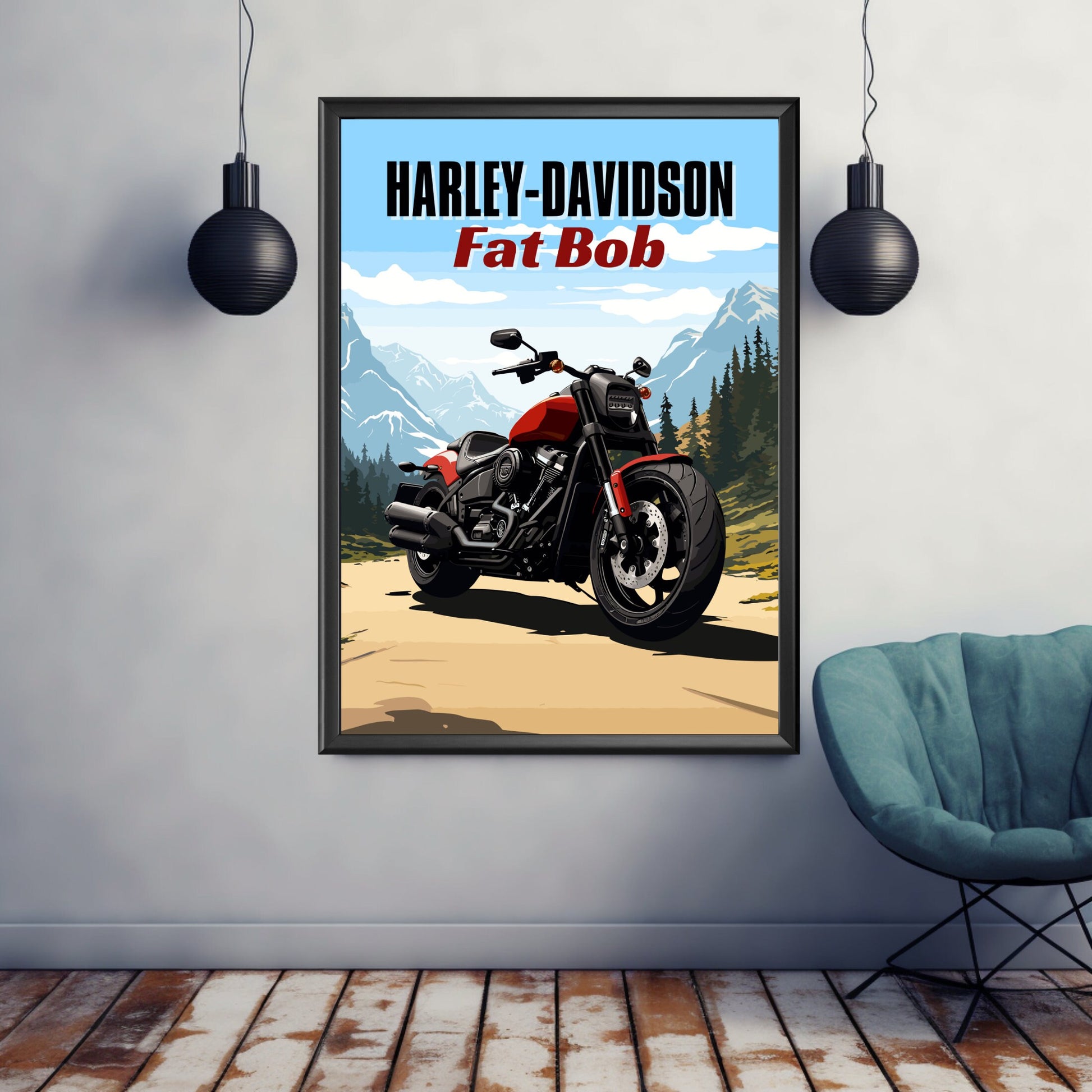 Harley-Davidson Fat Bob Print