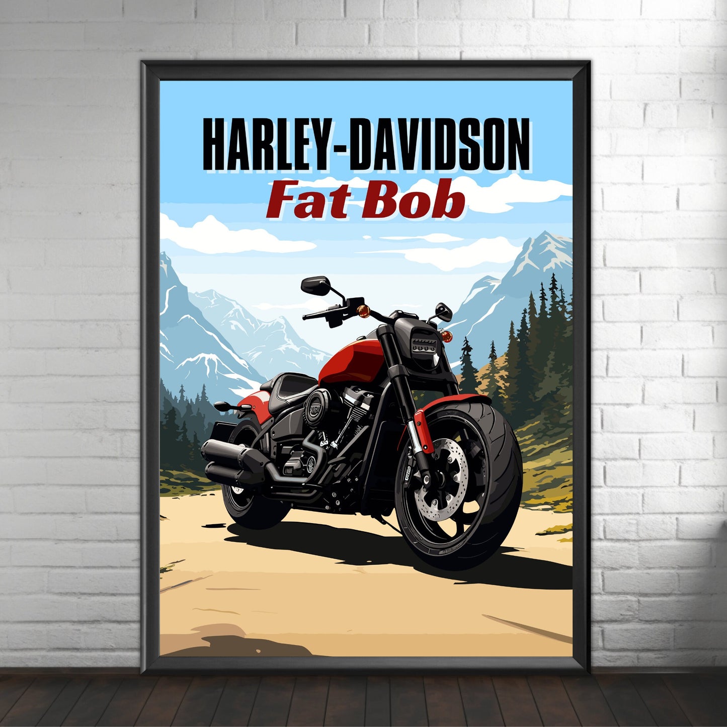 Harley-Davidson Fat Bob Print