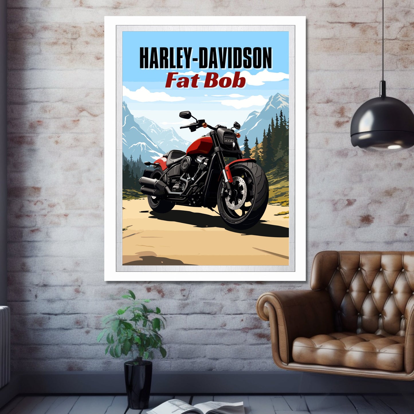 Harley-Davidson Fat Bob Print